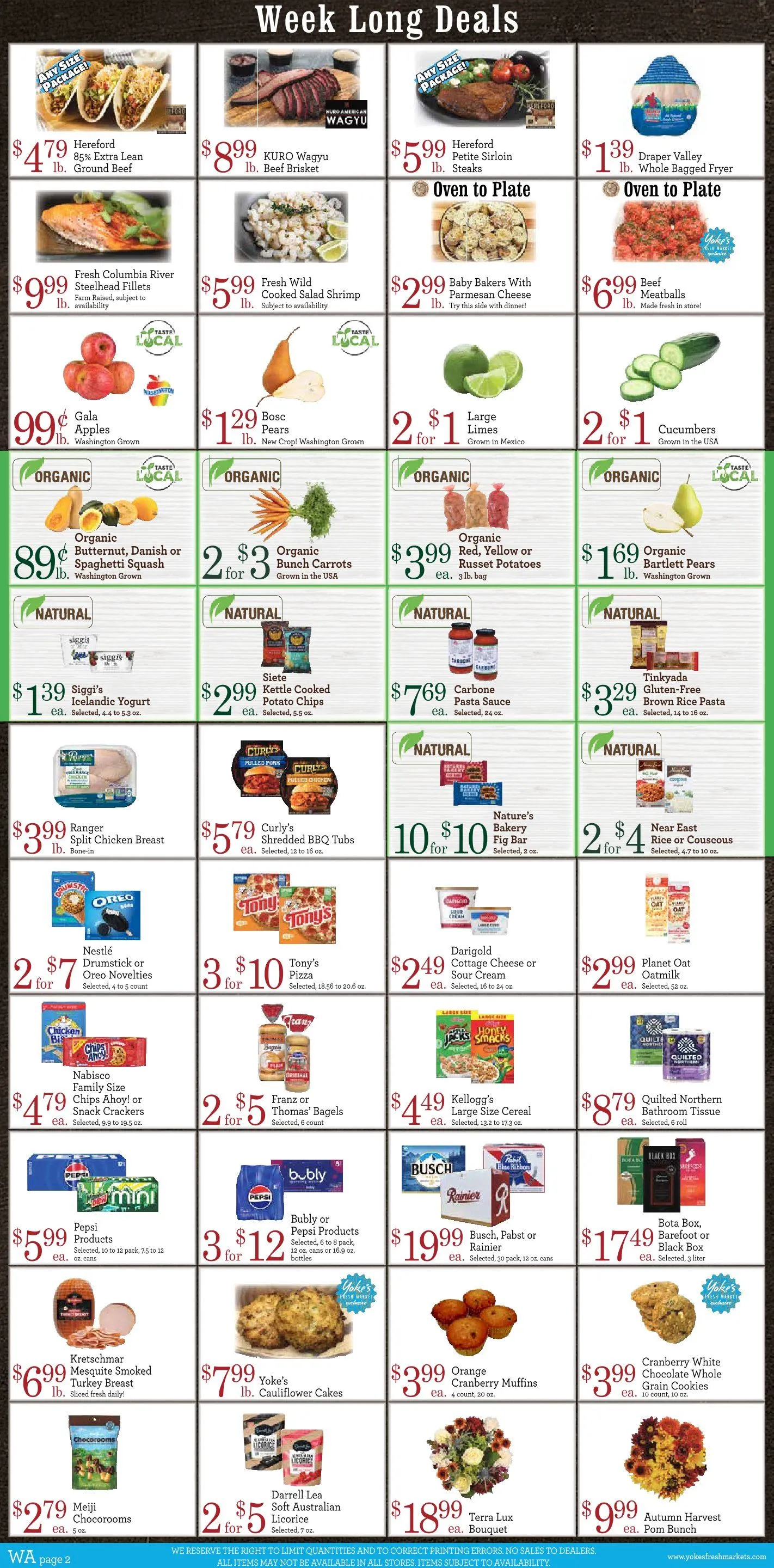 Weekly promotion Yoke's Fresh Market Sales spanning from September 24 to September 30 2025 - Page 2 for Catalogue 365