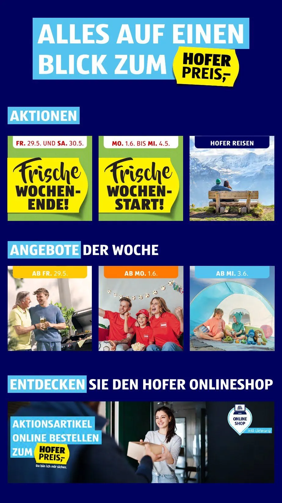 Hofer Prospekte von 29. Mai bis 3. Juni 2026 - Flugblätt seite 2