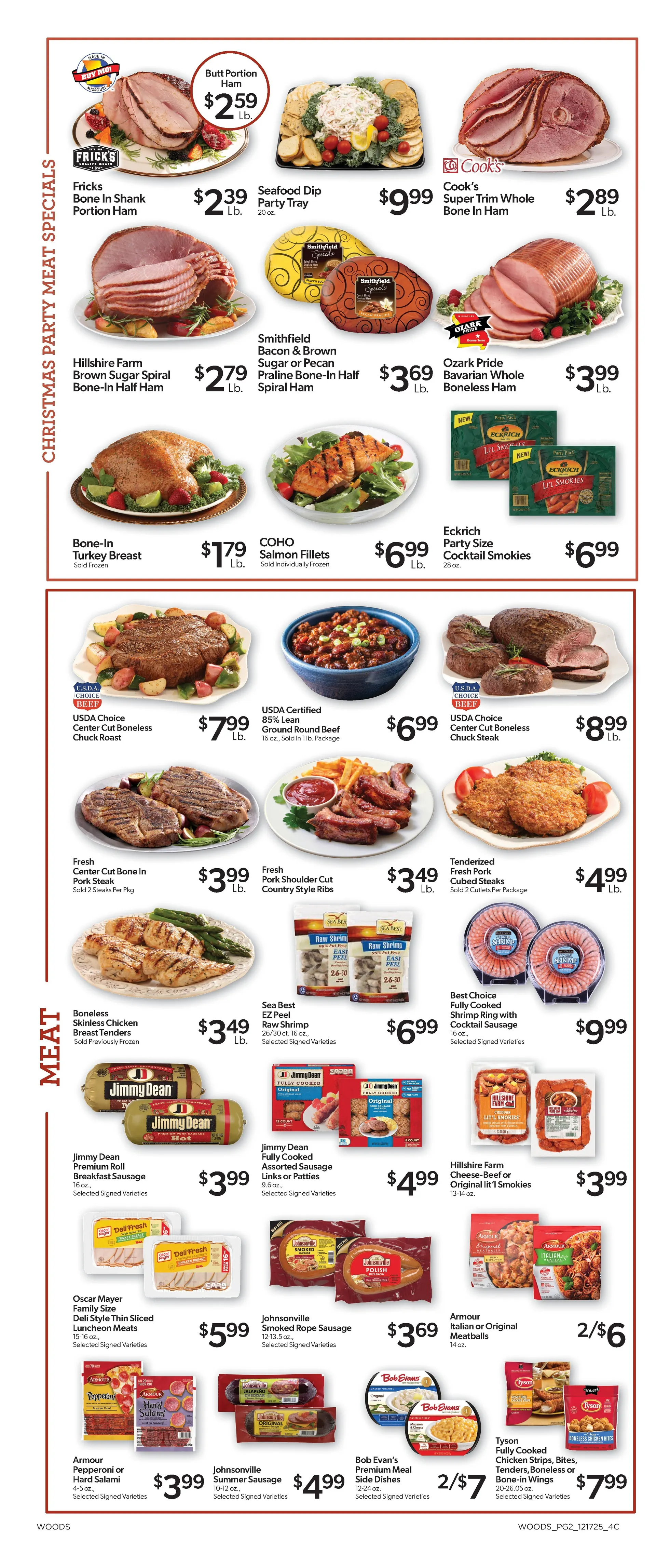 Weekly ad Woods Supermarket Sales from December 17 to December 31 2025 - Page 2