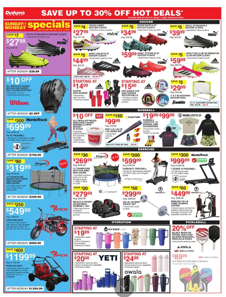 Weekly ad  Dunham's Sports Sales from July 11 to July 16 2026 - Page 2