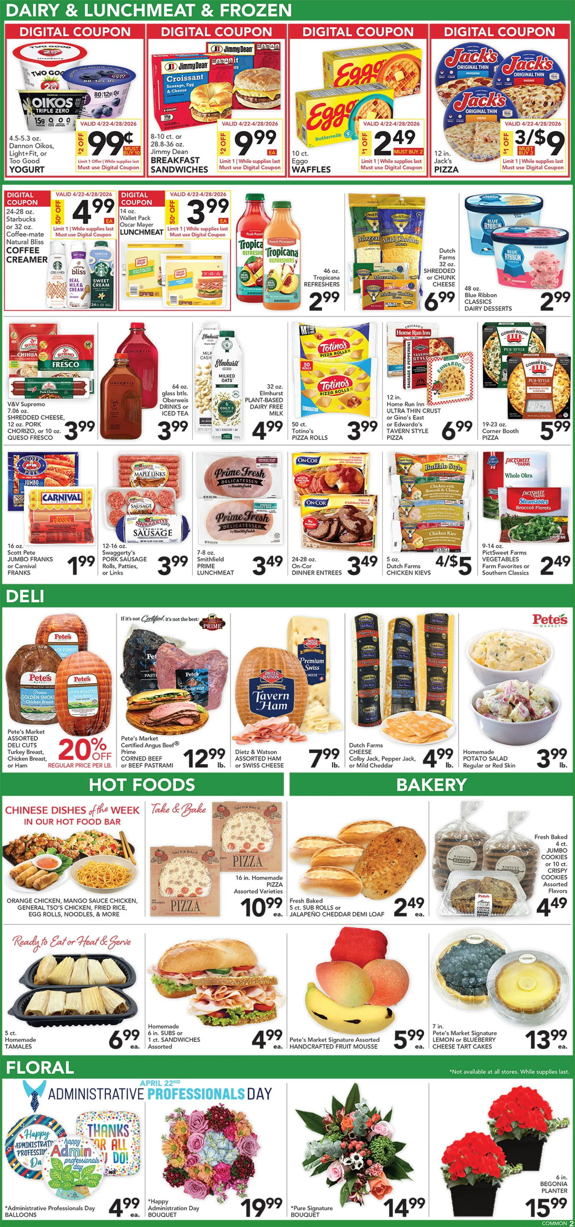 Weekly ad Pete's Fresh Market Sales from April 22 to April 28 2026 - Page 2