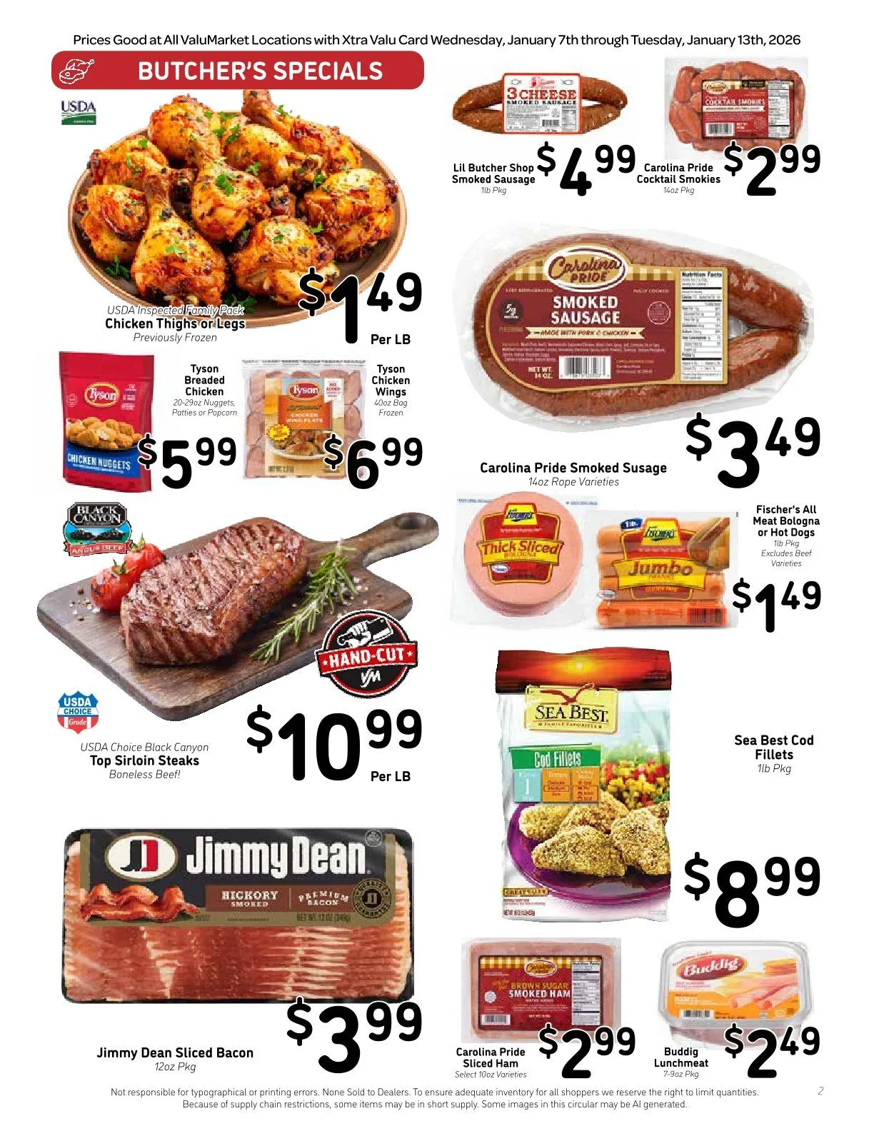 Weekly ad ValuMarket Sales from January 7 to January 13 2026 - Page 2