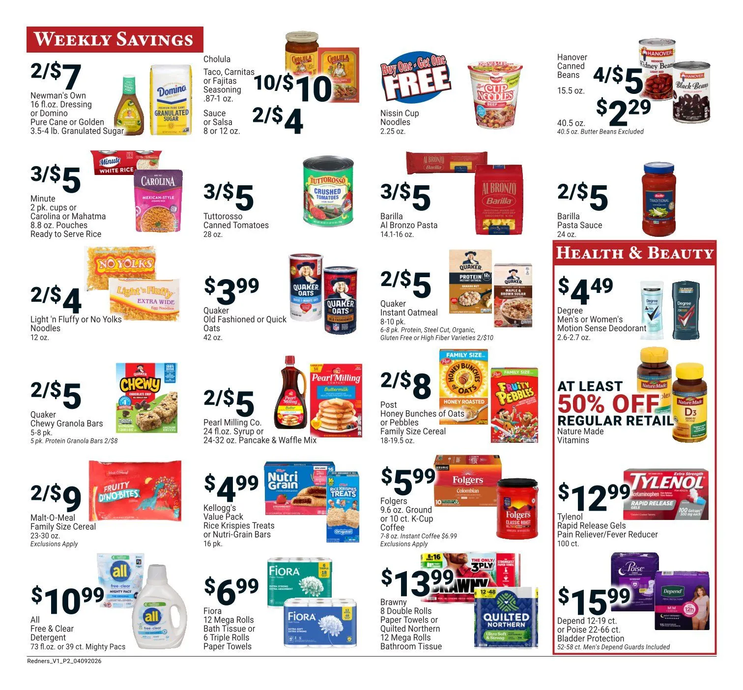Weekly ad Redner's Market Sales from April 9 to April 15 2026 - Page 2