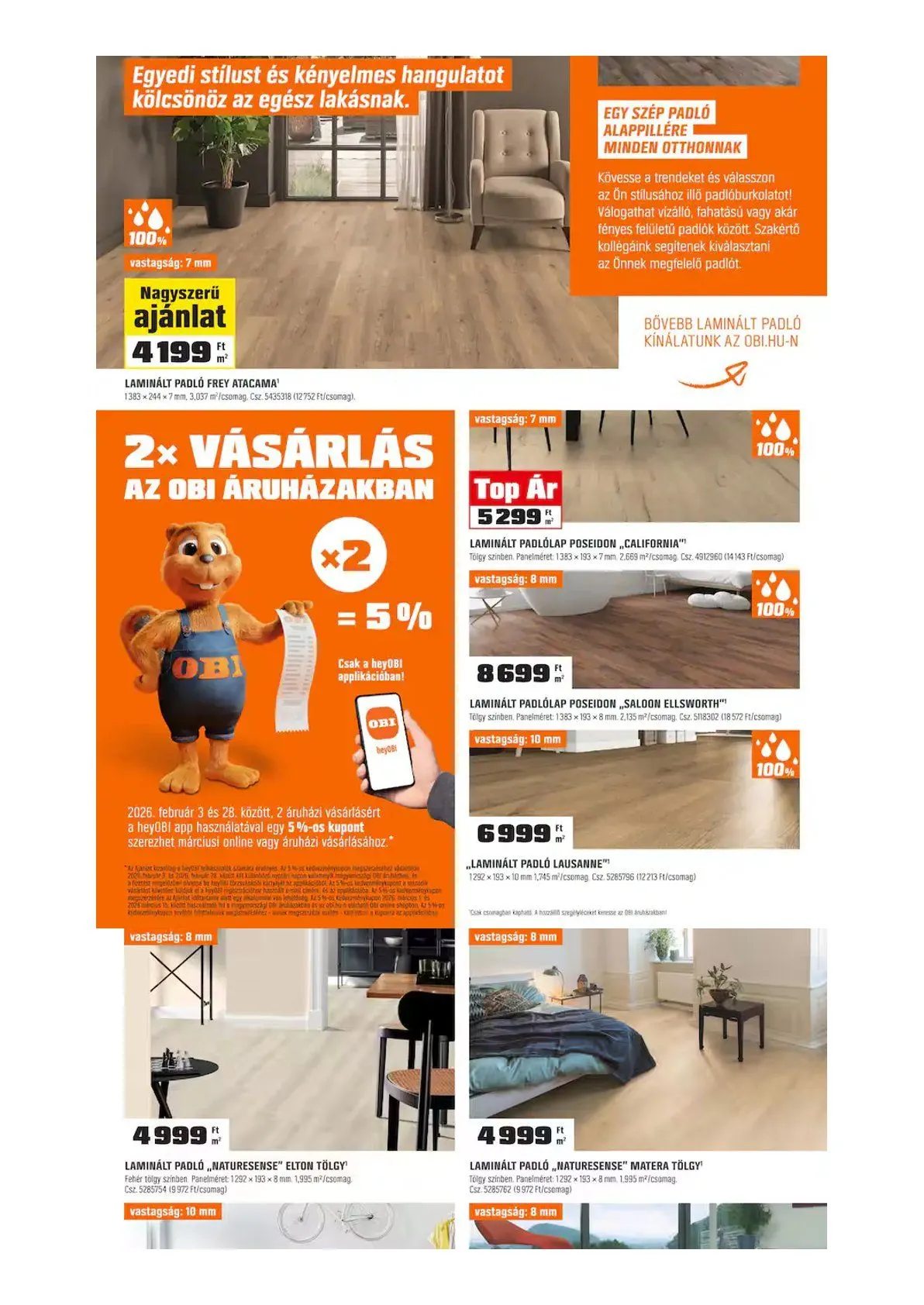 Katalógus  OBI legfrissebb ajánlatai február 3.-tól március 1.-ig 2026. - Oldal 2