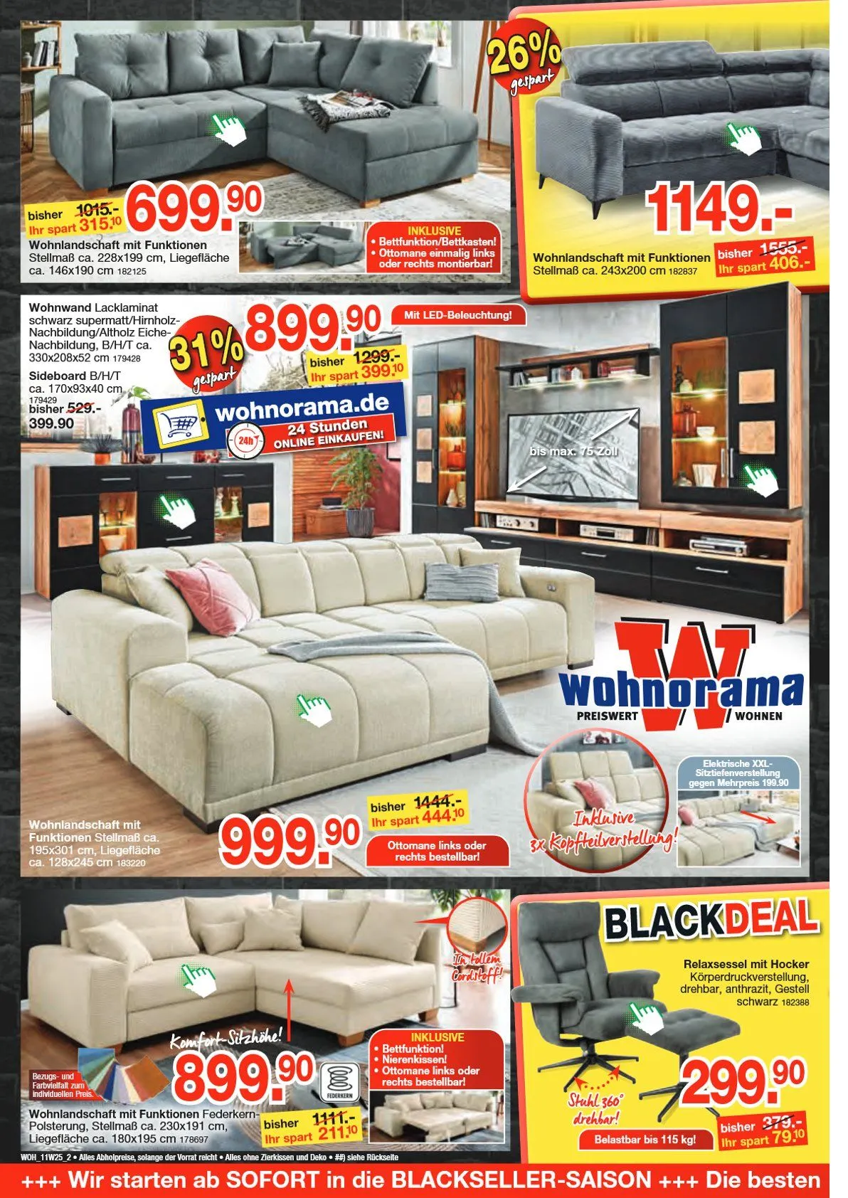 Wohnorama Prospekte von 28. Oktober bis 29. November 2025 - Prospekt seite 2