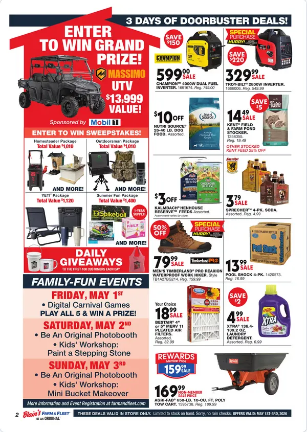 Weekly ad Blain's Farm & Fleet Sales from April 30 to May 10 2026 - Page 2