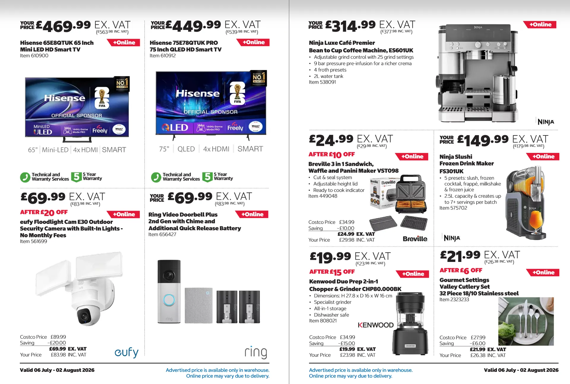 COSTCO Sales from 6 July to 2 August 2026 - Catalogue Page 2
