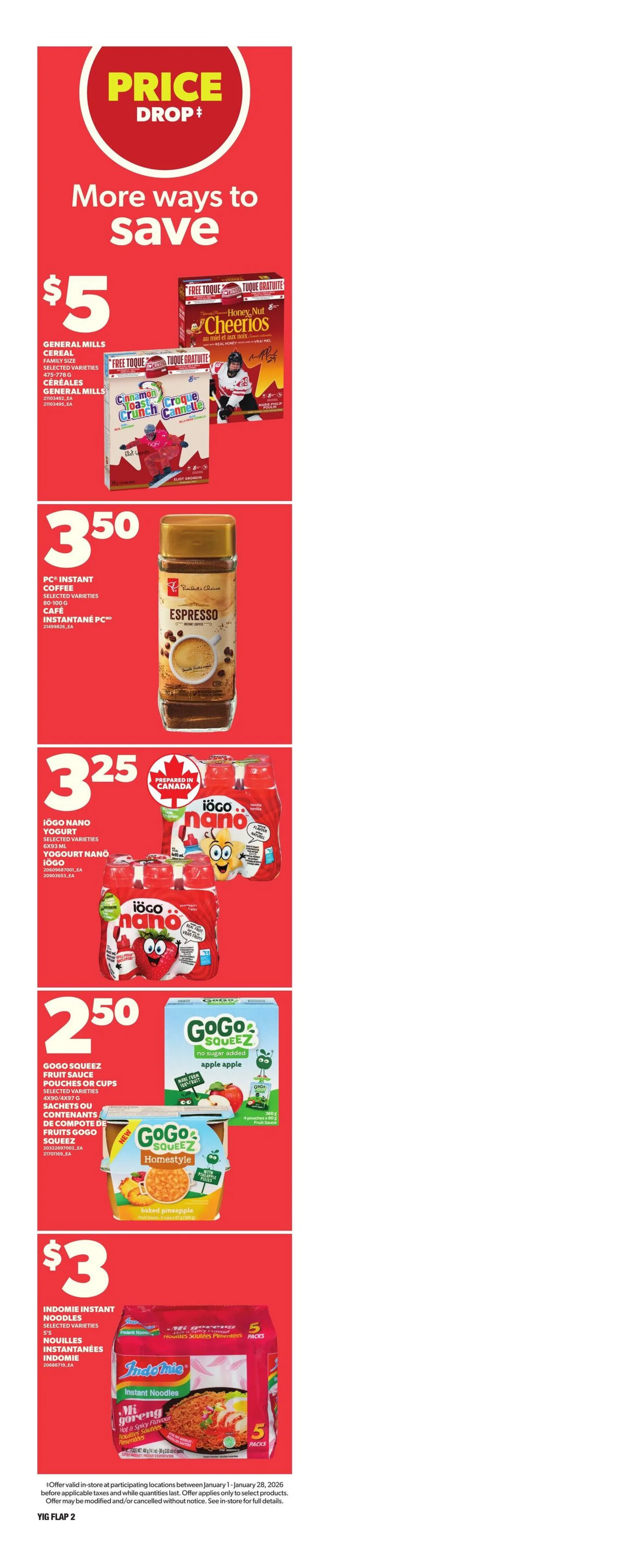 Flyer from January 1 to January 31 2026 - flyer page 2