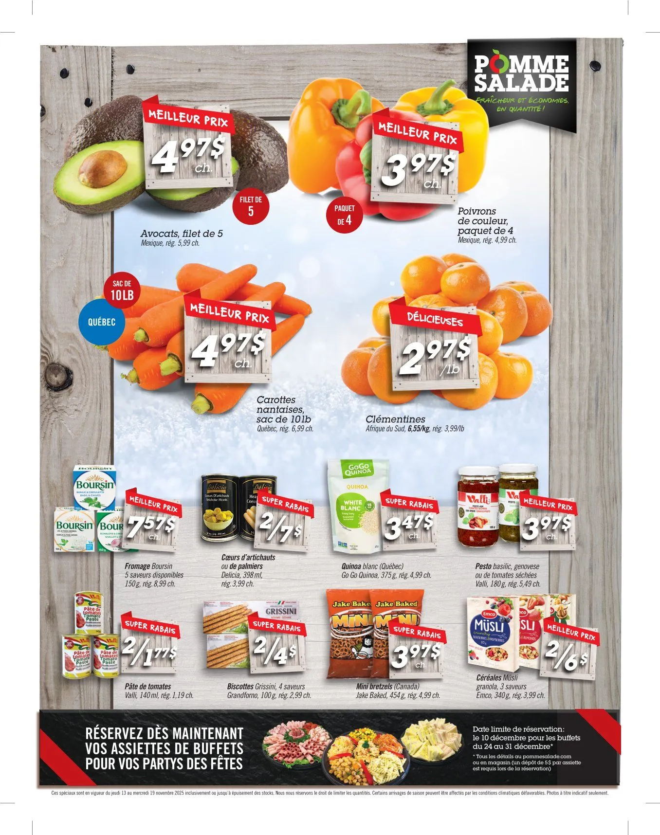 Pomme Salade Sales from November 13 to November 19 2025 - flyer page 2