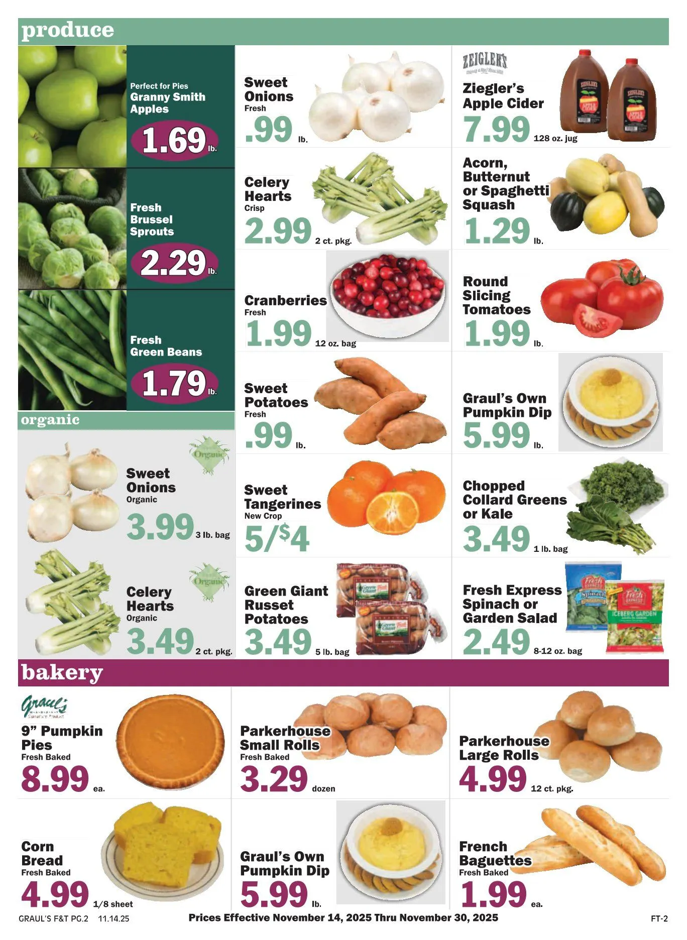 Weekly promotion Graul's Market Sales spanning from November 14 to November 30 2025 - Page 2 for Catalogue 365