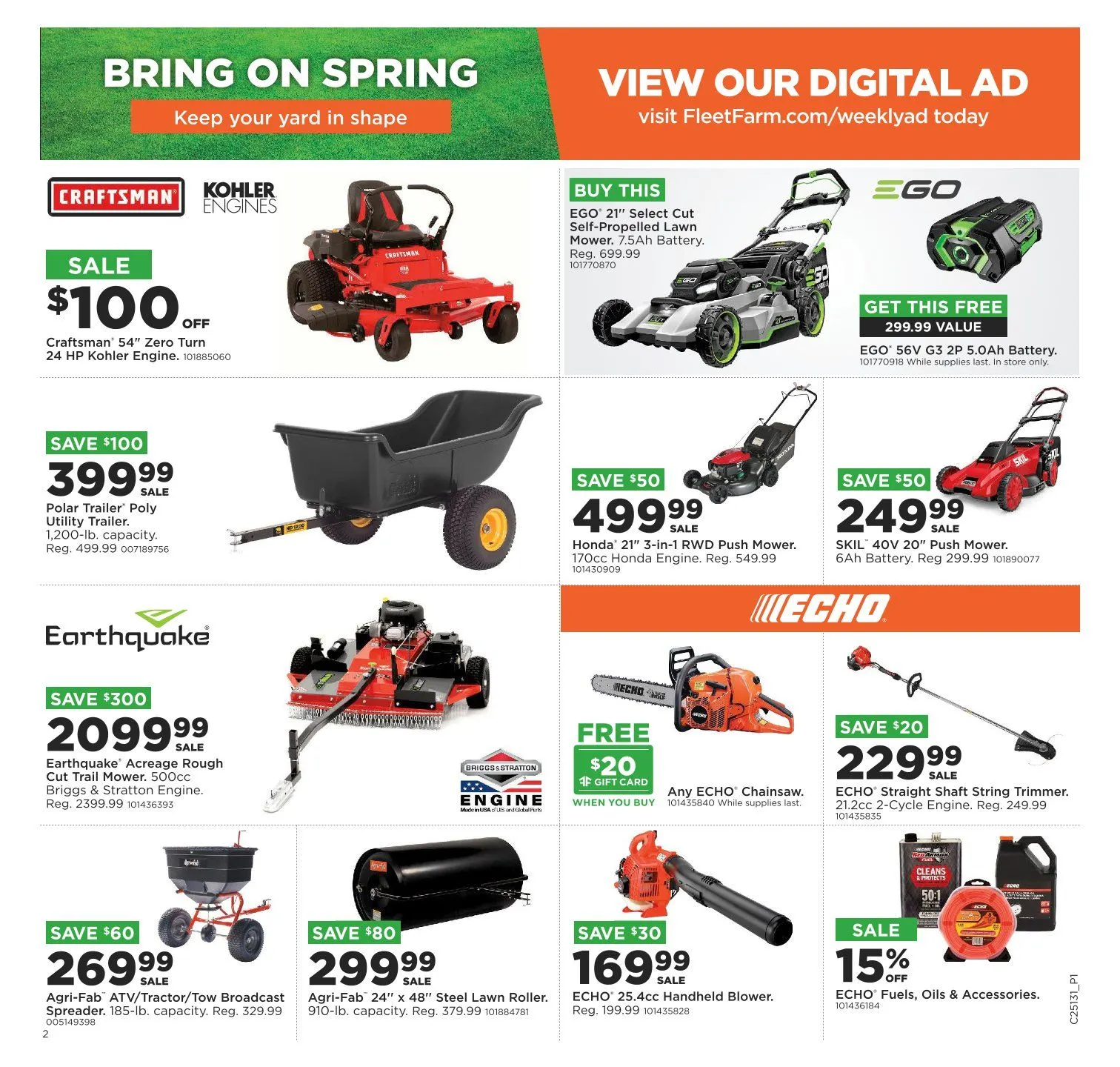 Weekly ad Fleet Farm weekly ads from March 27 to April 2 2025 - Page 2