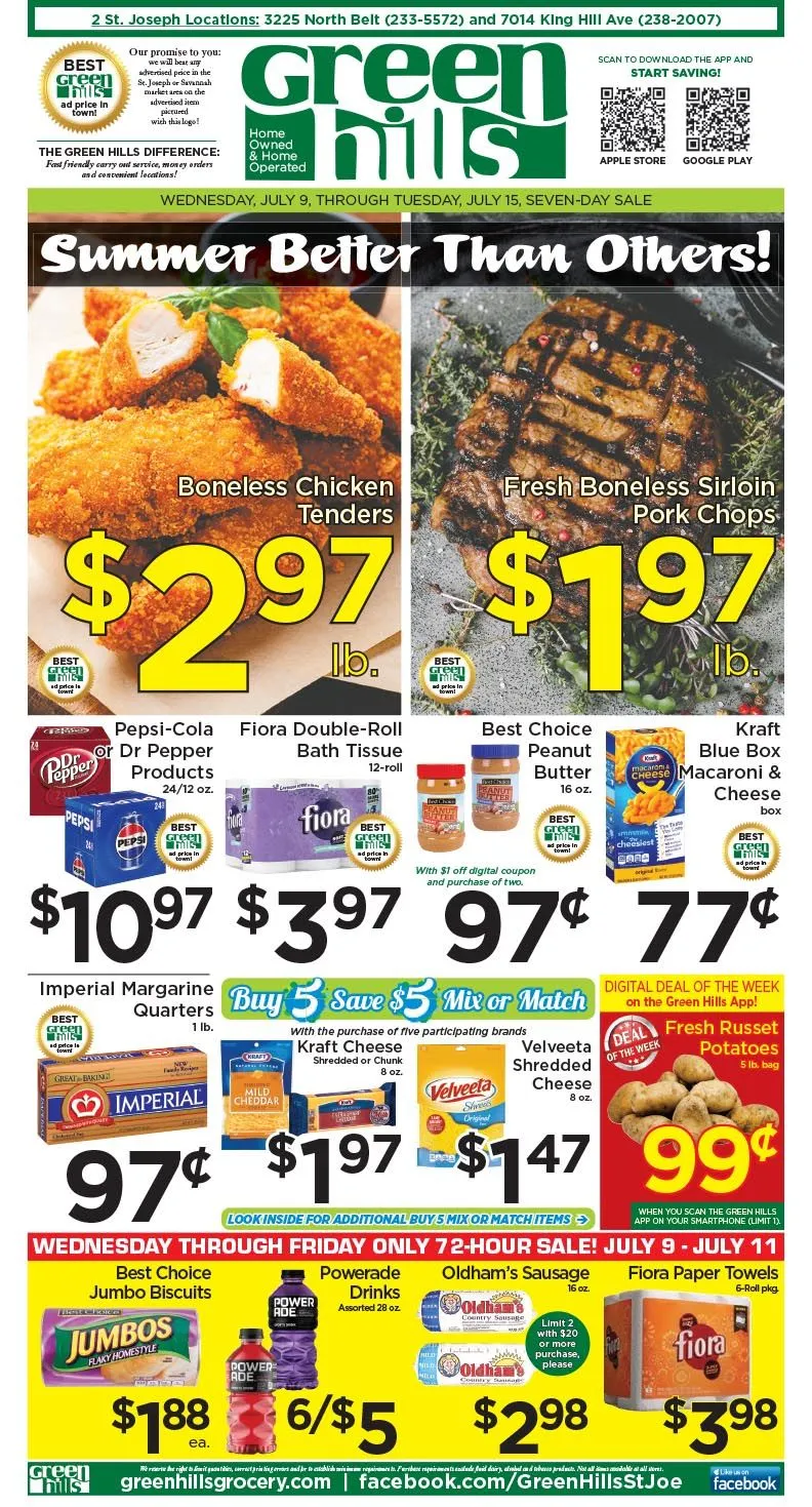 Weekly ad Green Hills Grocery weekly ads from July 9 to July 15 2025 - Page