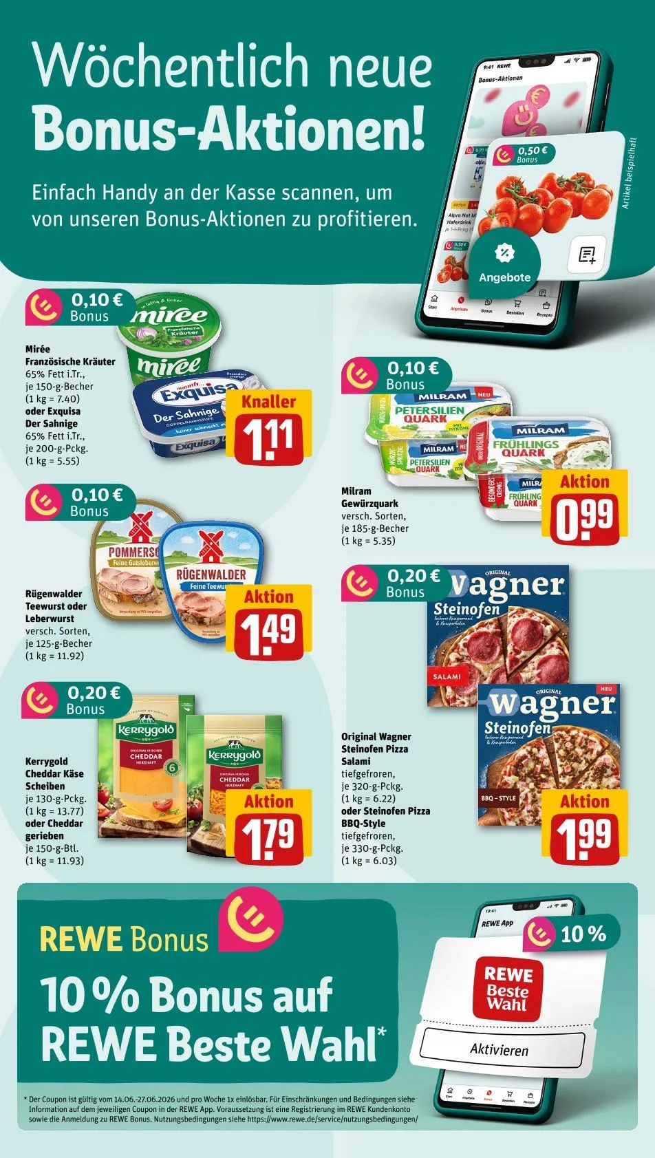 Rewe Angebote von 15. Juni bis 21. Juni 2026 - Prospekt seite 2