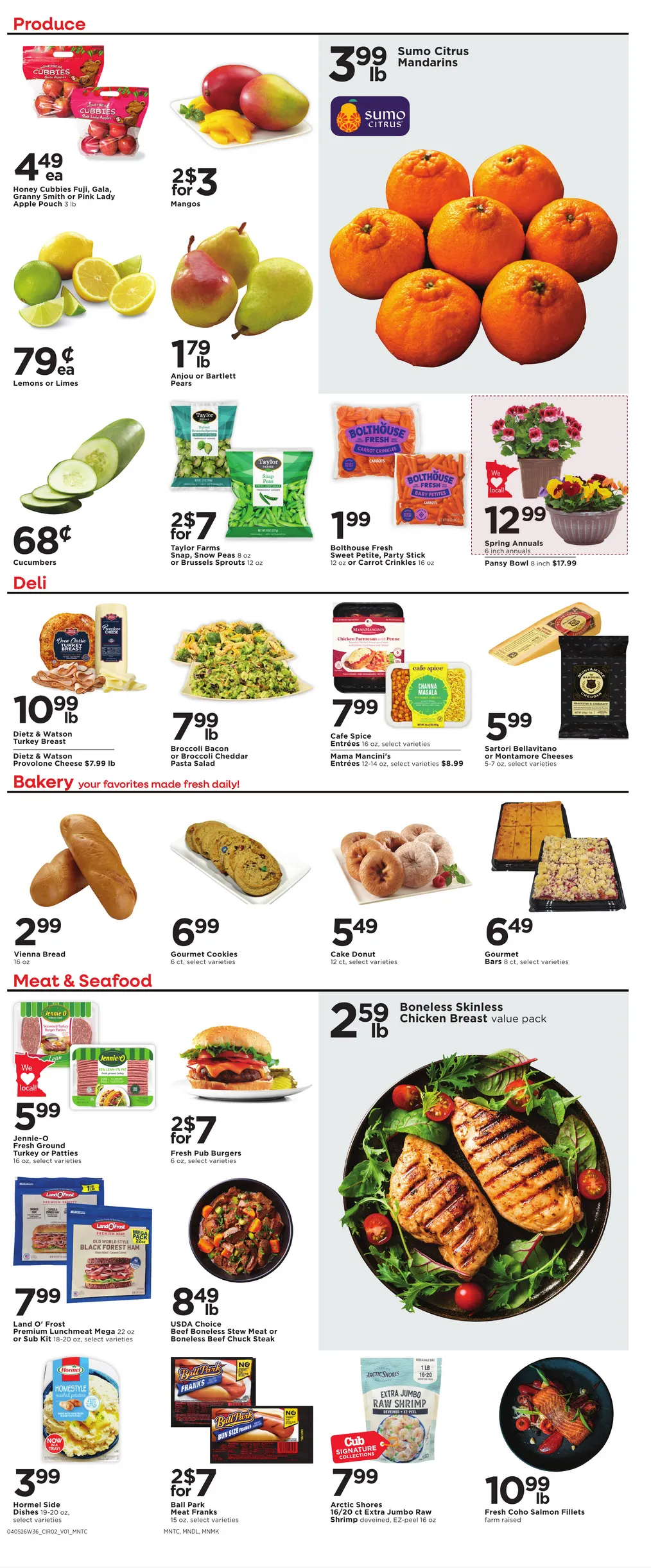 Weekly promotion Cub Foods Sales spanning from April 6 to April 11 2026 - Page 2 for Catalogue 365