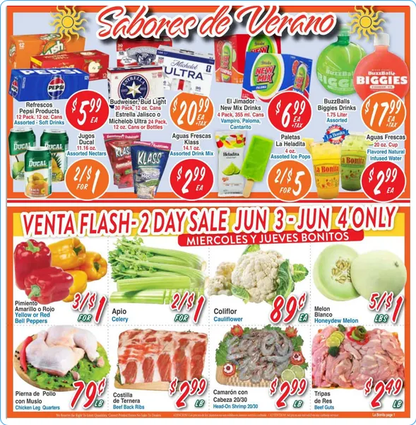 Weekly ad La Bonita Supermarkets Sales from June 3 to June 9 2026 - Page 2