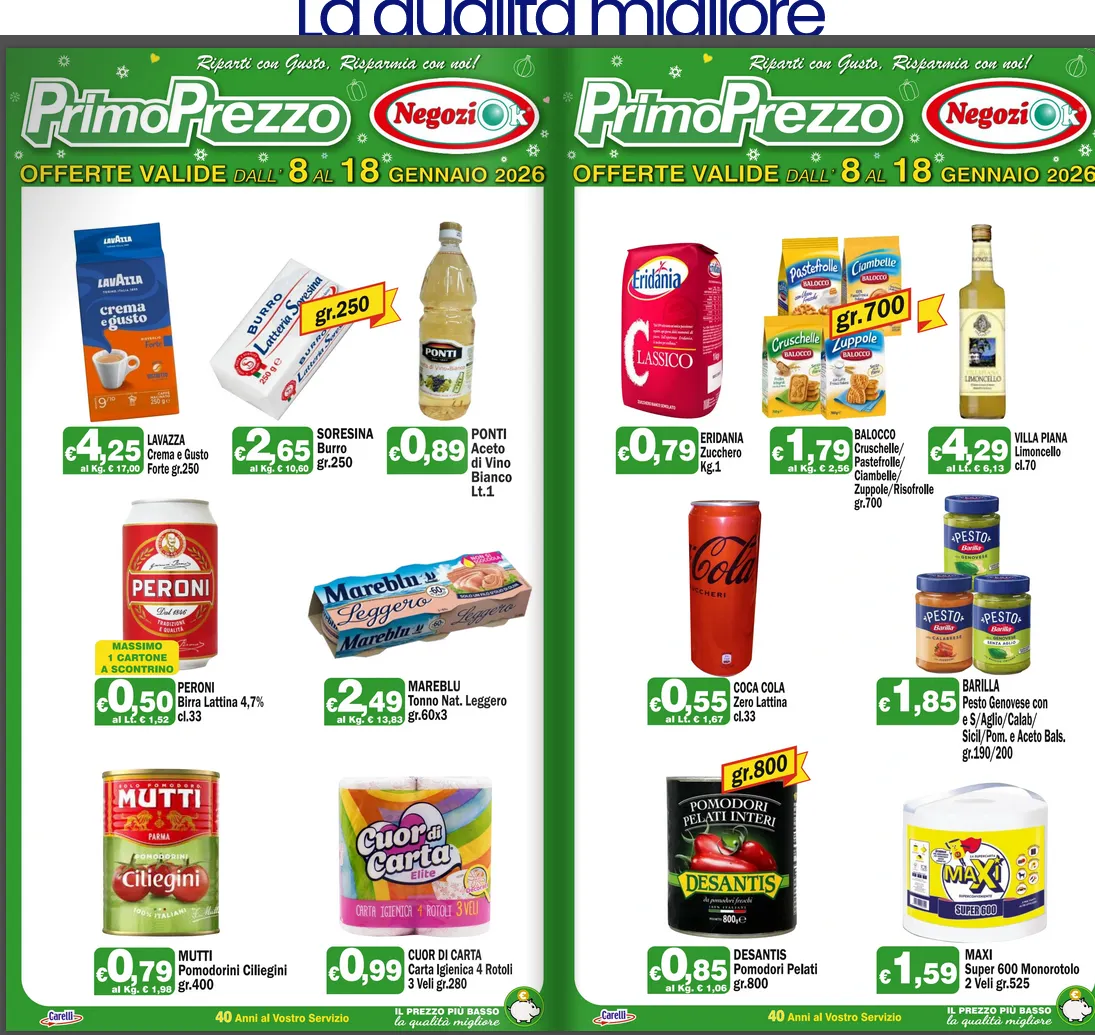 Volantini Primo Prezzo da 8 gennaio a 18 gennaio di 2026 - Pagina del volantino 2