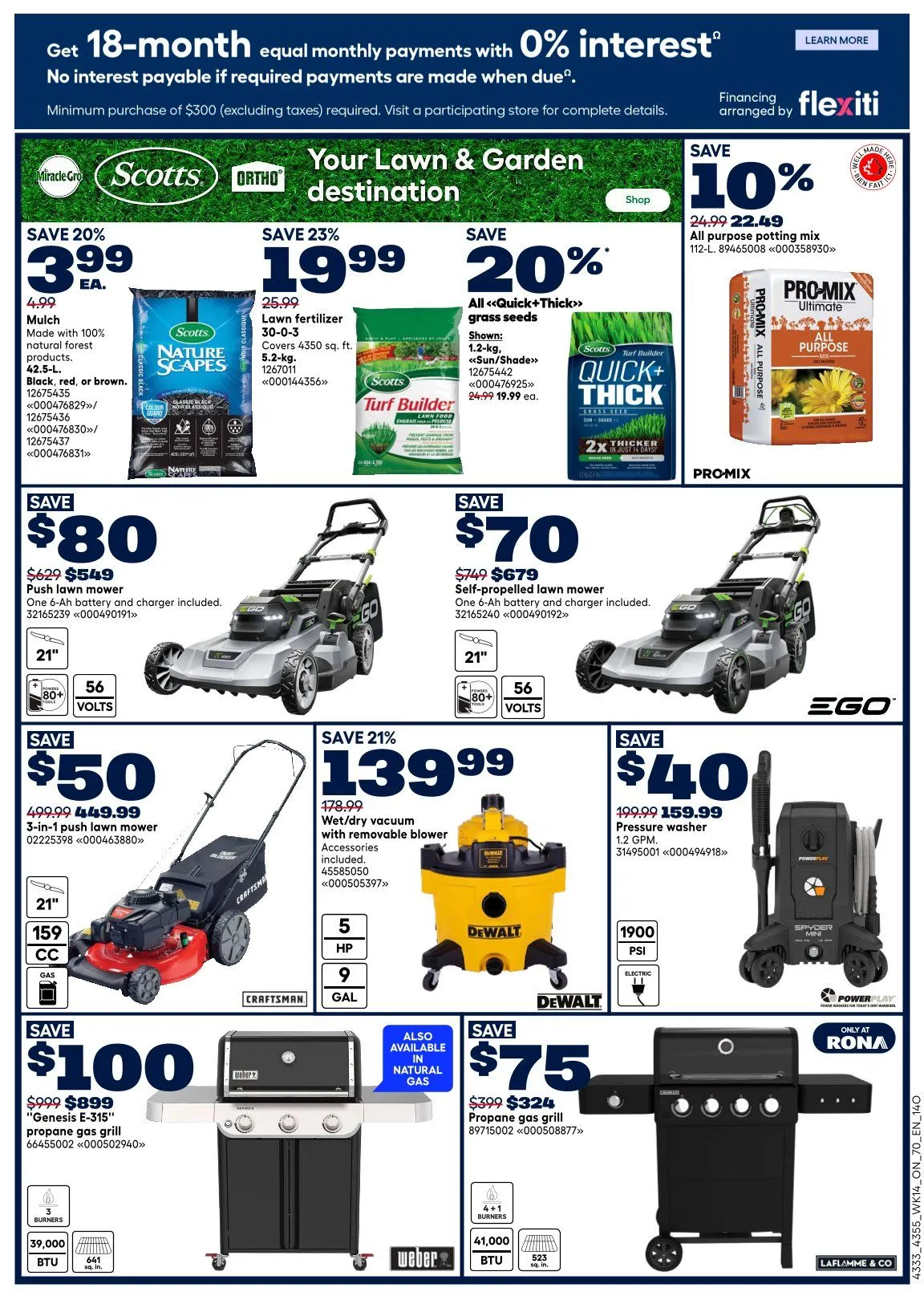 RONA Sales from April 30 to May 6 2026 - flyer page 2