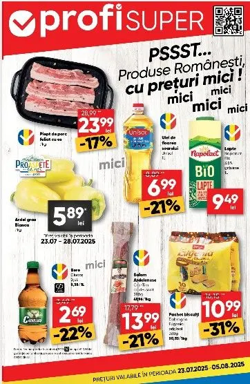 Catalog Profi de la 23 iulie până la 5 august 2025 - Revista Pagina 1