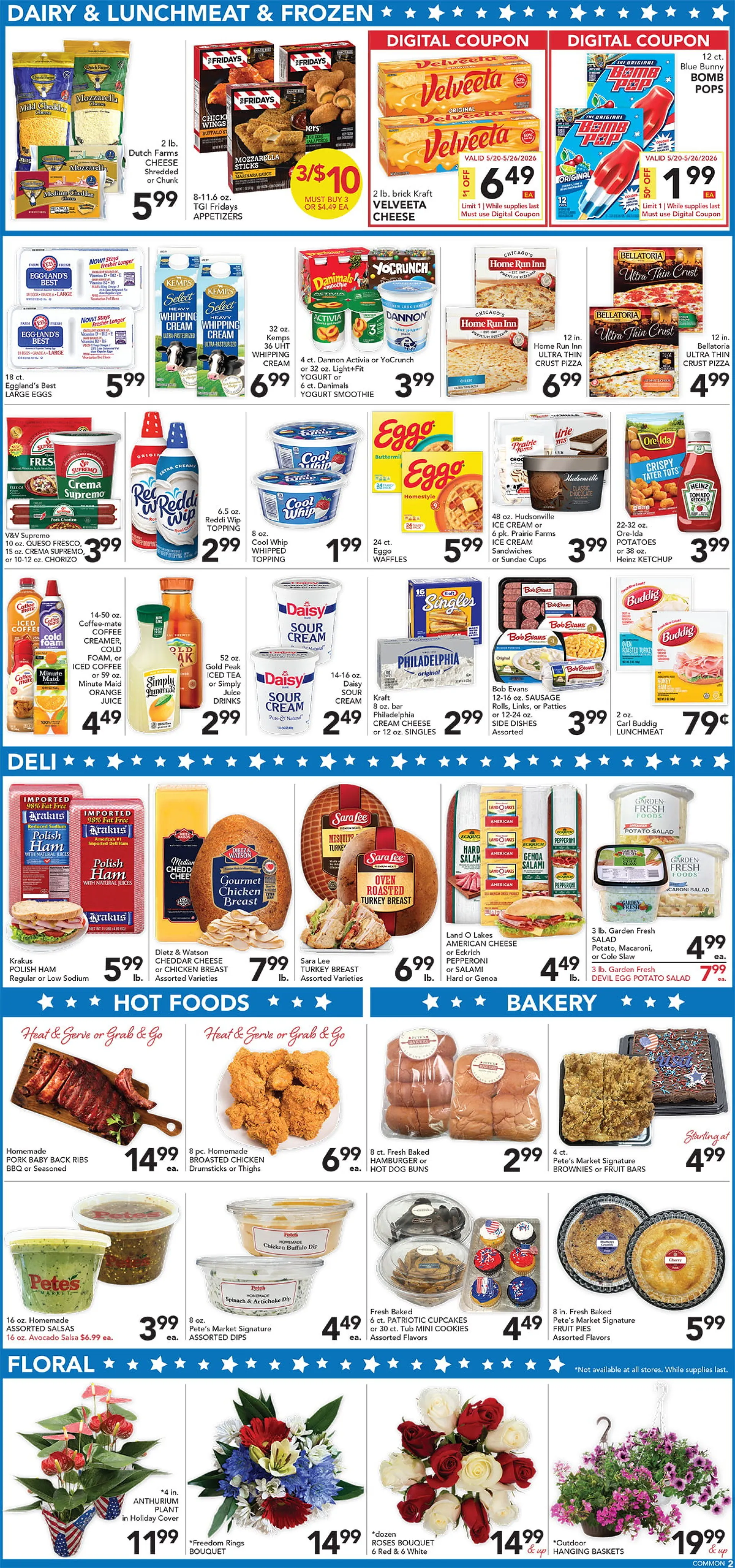 Weekly promotion Pete's Fresh Market weekly ads spanning from May 20 to May 26 2026 - Page 2 for Catalogue 365