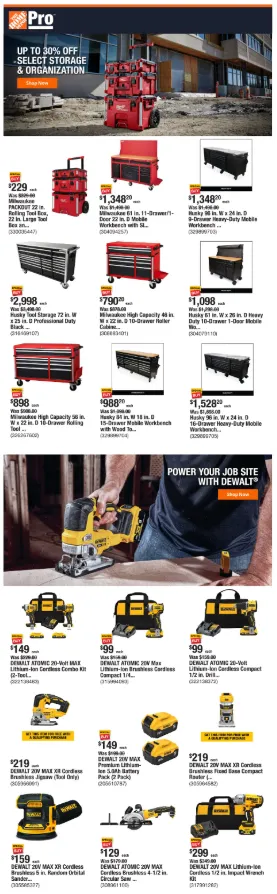 Weekly ad The Home Depot Deals from January 13 to January 20 2025 - Page 1