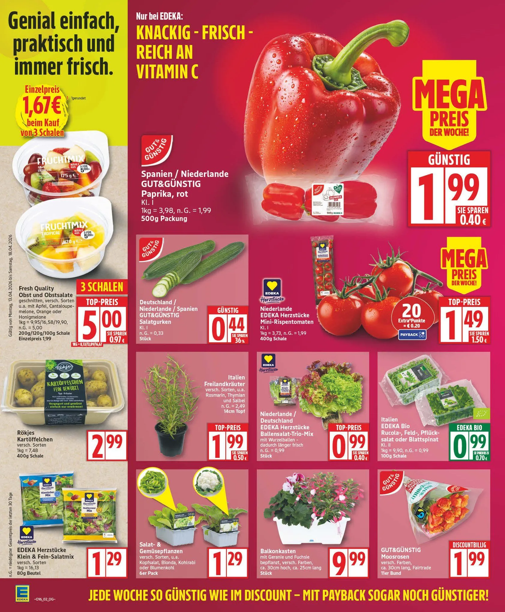Edeka Prospekte von 13. April bis 18. April 2026 - Prospekt seite 2