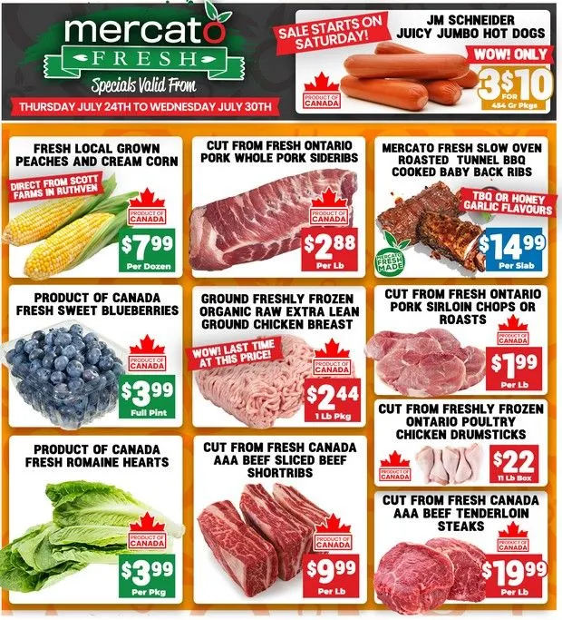 Mercato Fresh weekly flyer  from July 24 to July 31 2025 - flyer page 