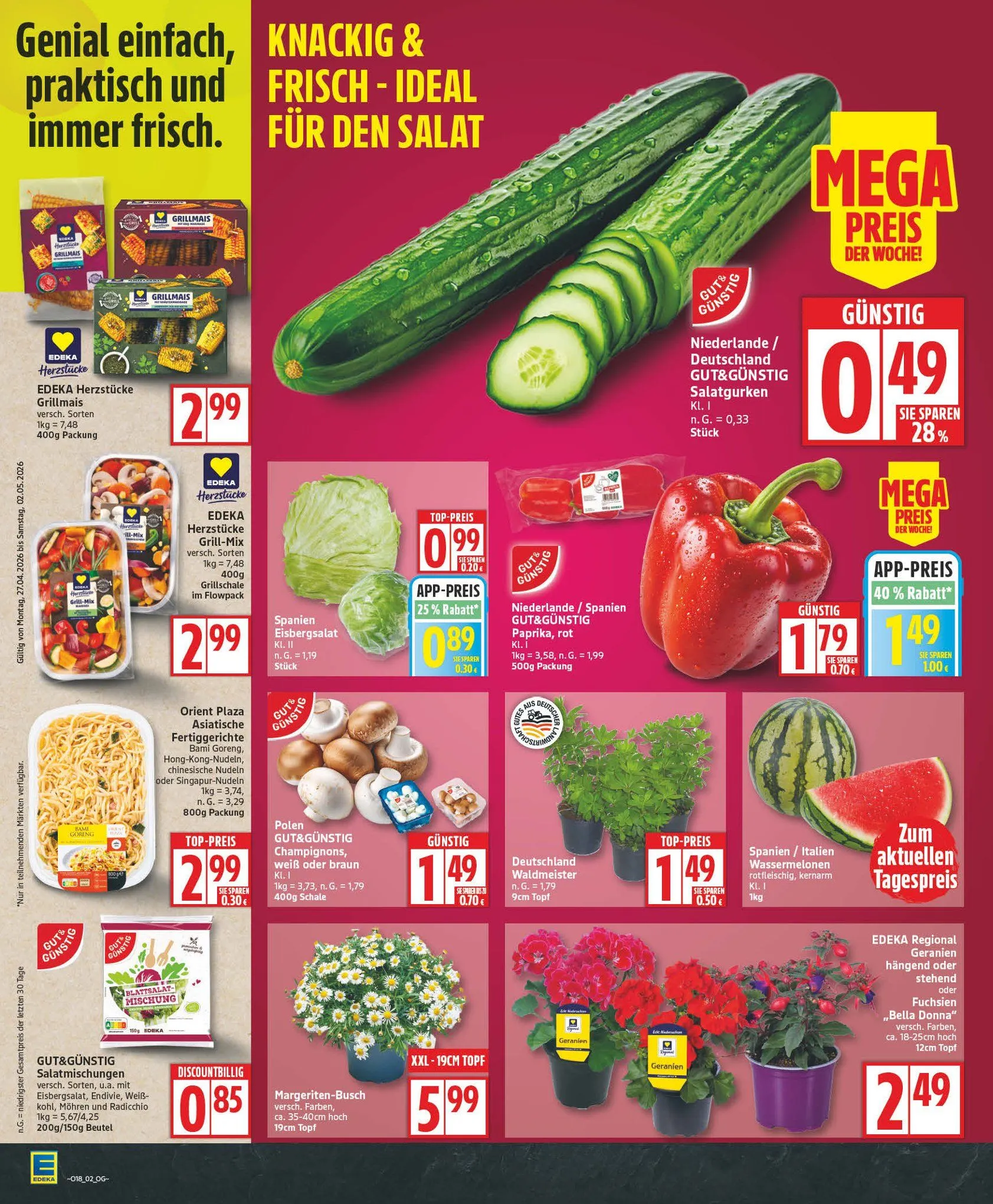 Edeka Prospekte  von 27. April bis 2. Mai 2026 - Prospekt seite 2