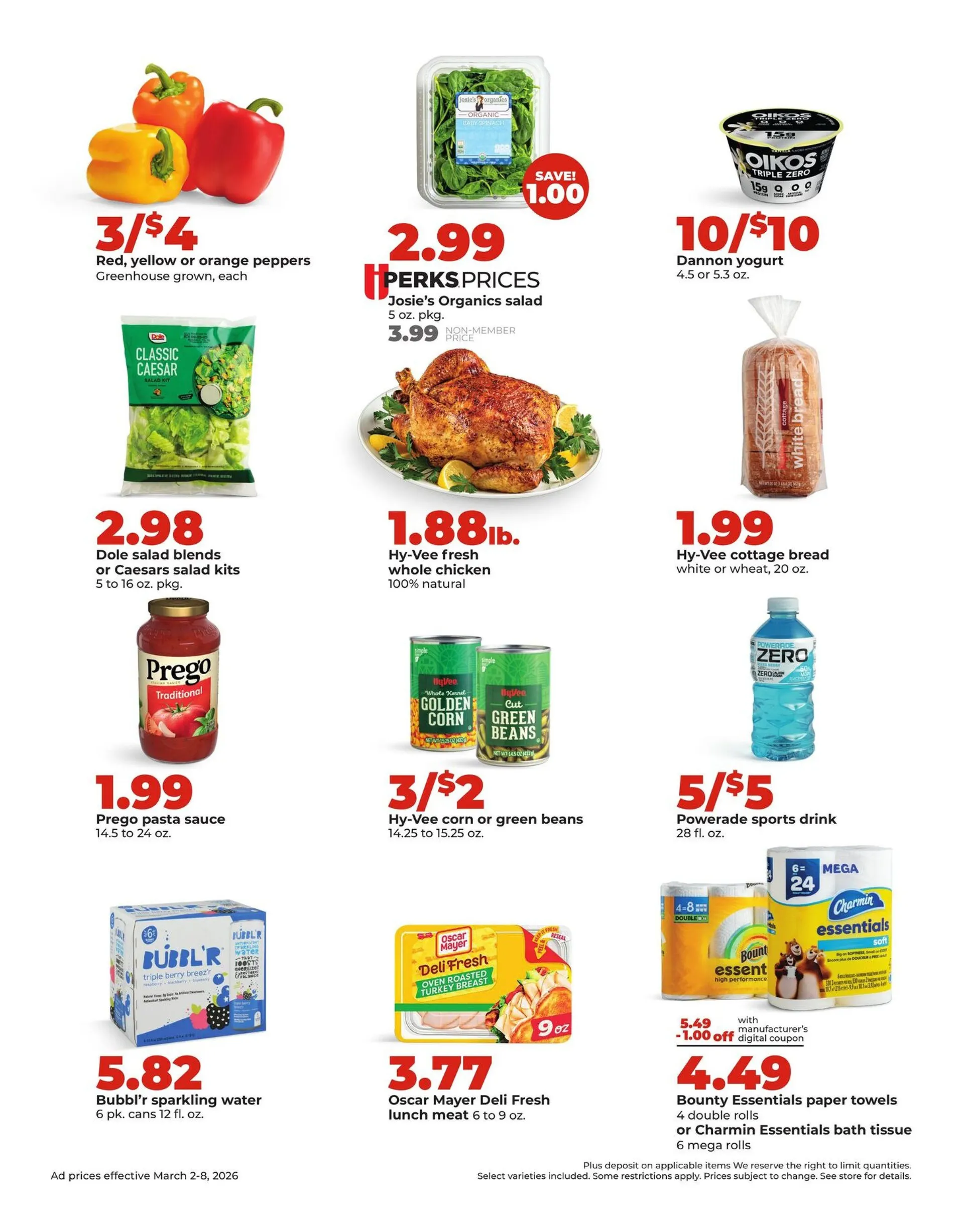 Weekly ad HyVee Sales from March 2 to March 8 2026 - Page 2