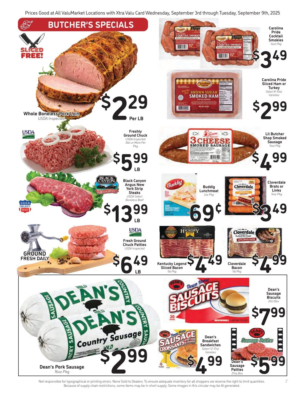Weekly ad ValuMarket Sales from September 3 to September 10 2025 - Page 2