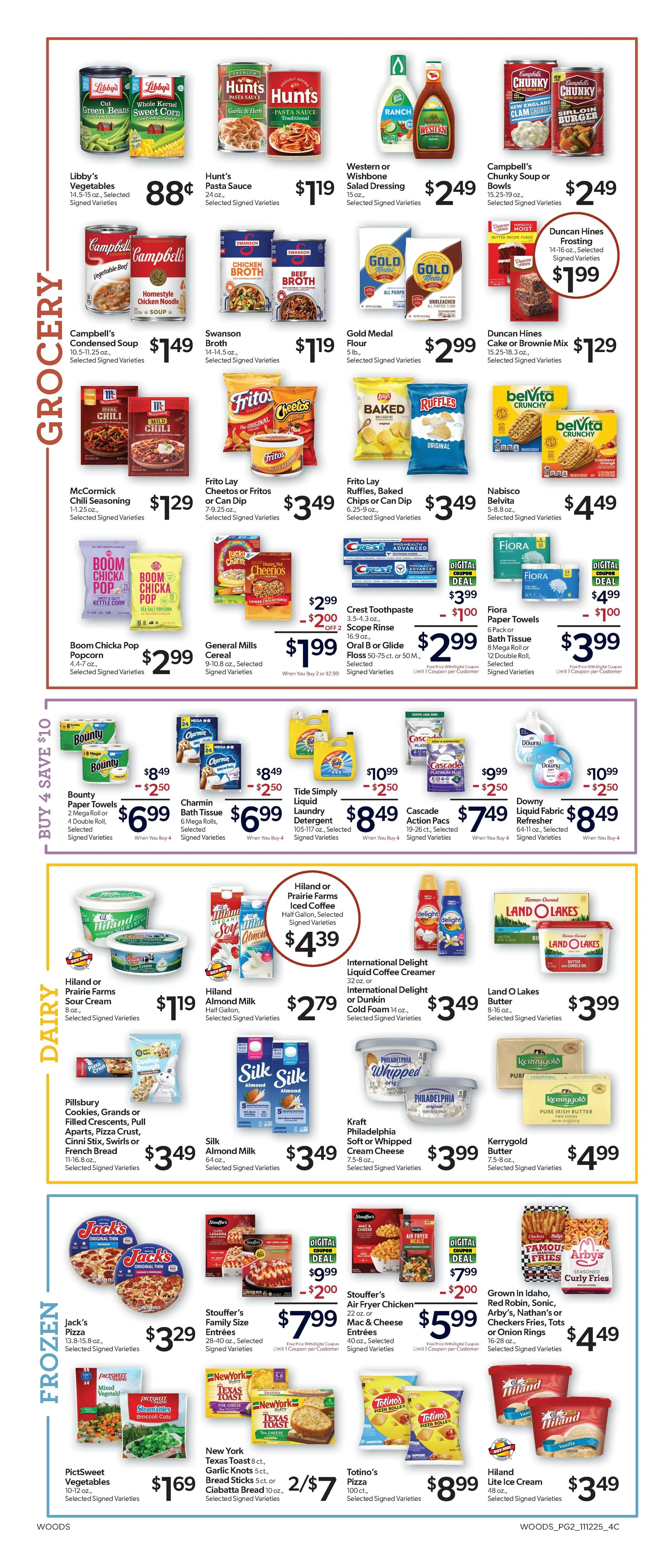 Weekly ad Woods Supermarket Sales from November 12 to November 18 2025 - Page 2