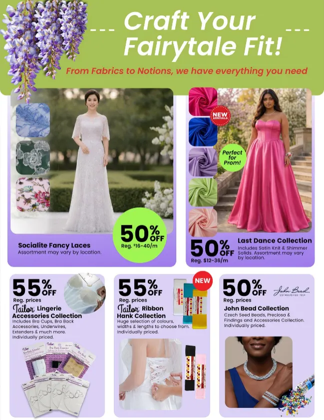  Fabricland Sales from May 1 to May 31 2026 - flyer page 2