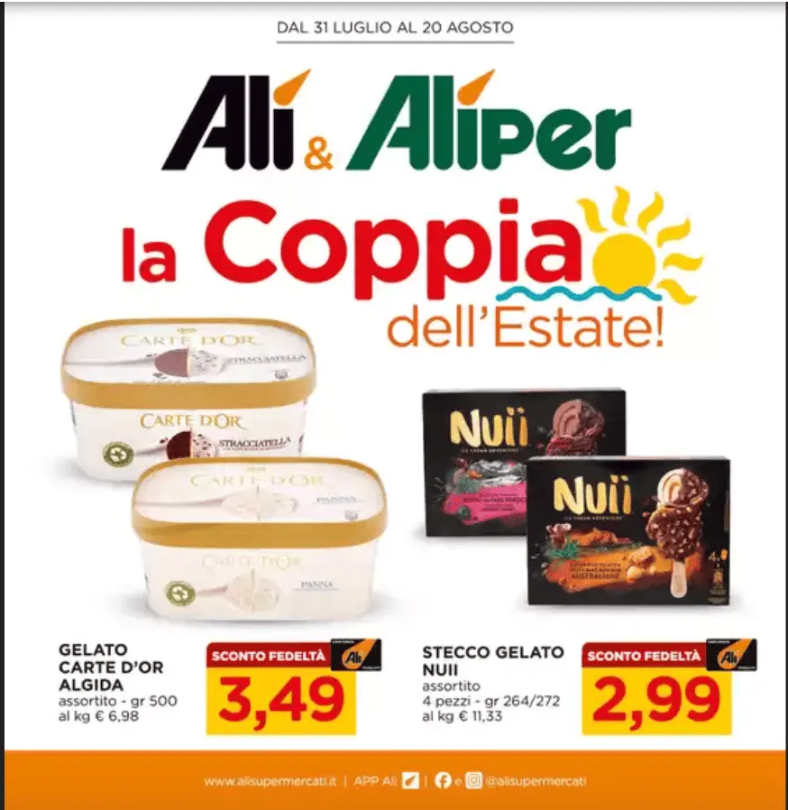 Volantino da 31 luglio a 20 agosto di 2025 - Pagina del volantino 1