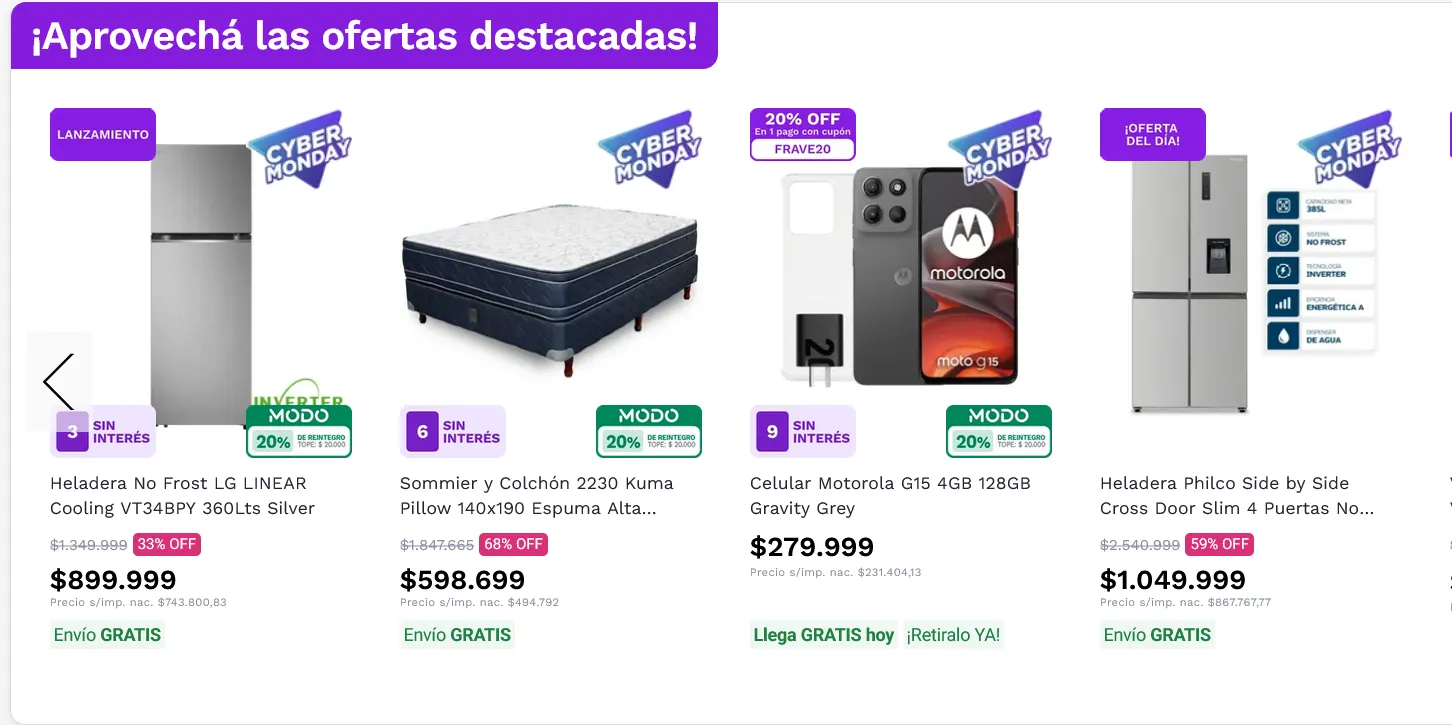 Ofertas de Frávega Ofertas 10 de noviembre al 16 de noviembre 2025 - Página 2 del catálogo