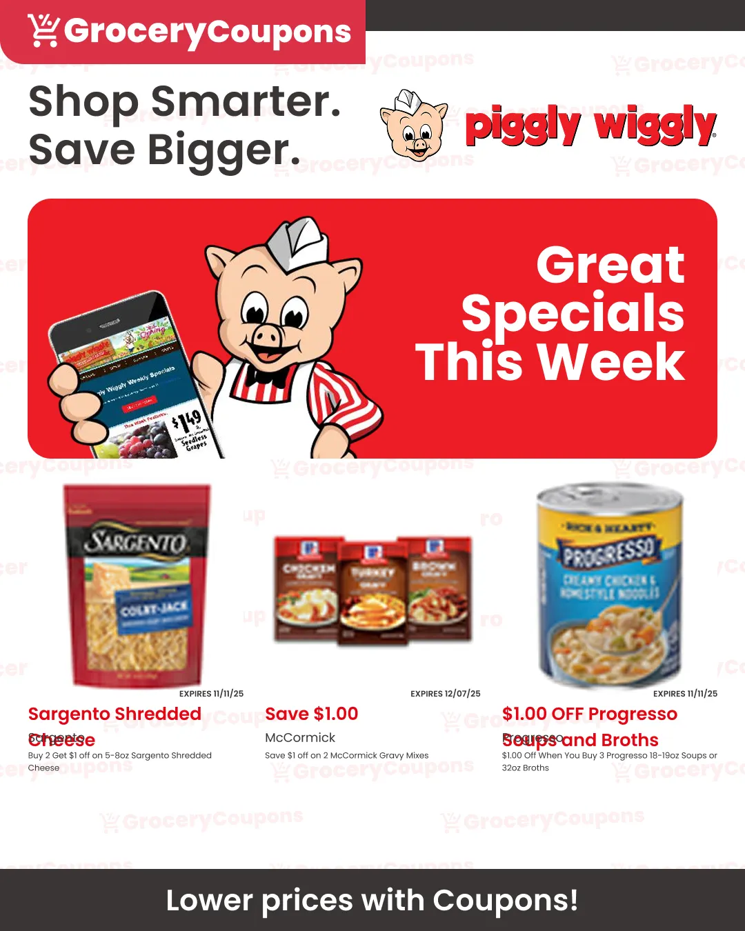 Weekly ad Piggly Wiggly COUPONS from November 6 to November 30 2025 - Page 1