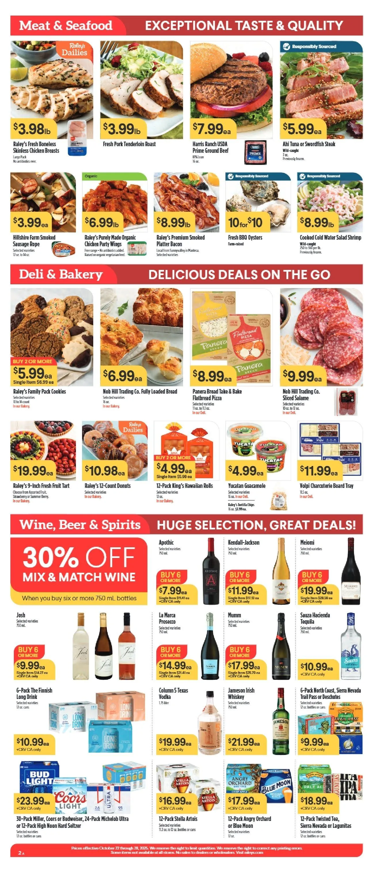 Weekly ad Raley's Sales from October 22 to October 28 2025 - Page 2