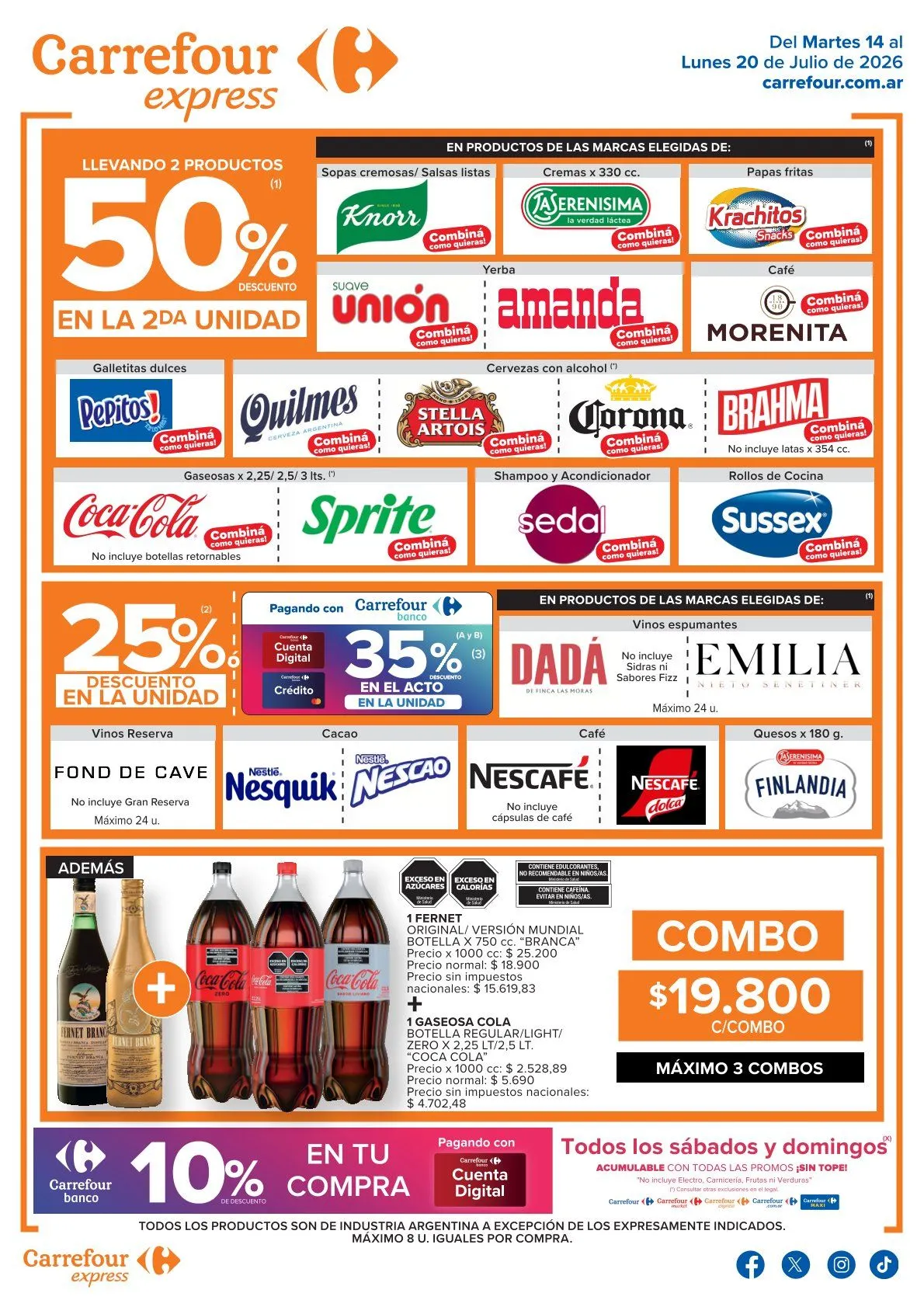 Ofertas de Carrefour Express Ofertas 14 de julio al 20 de julio 2026 - Página 2 del catálogo