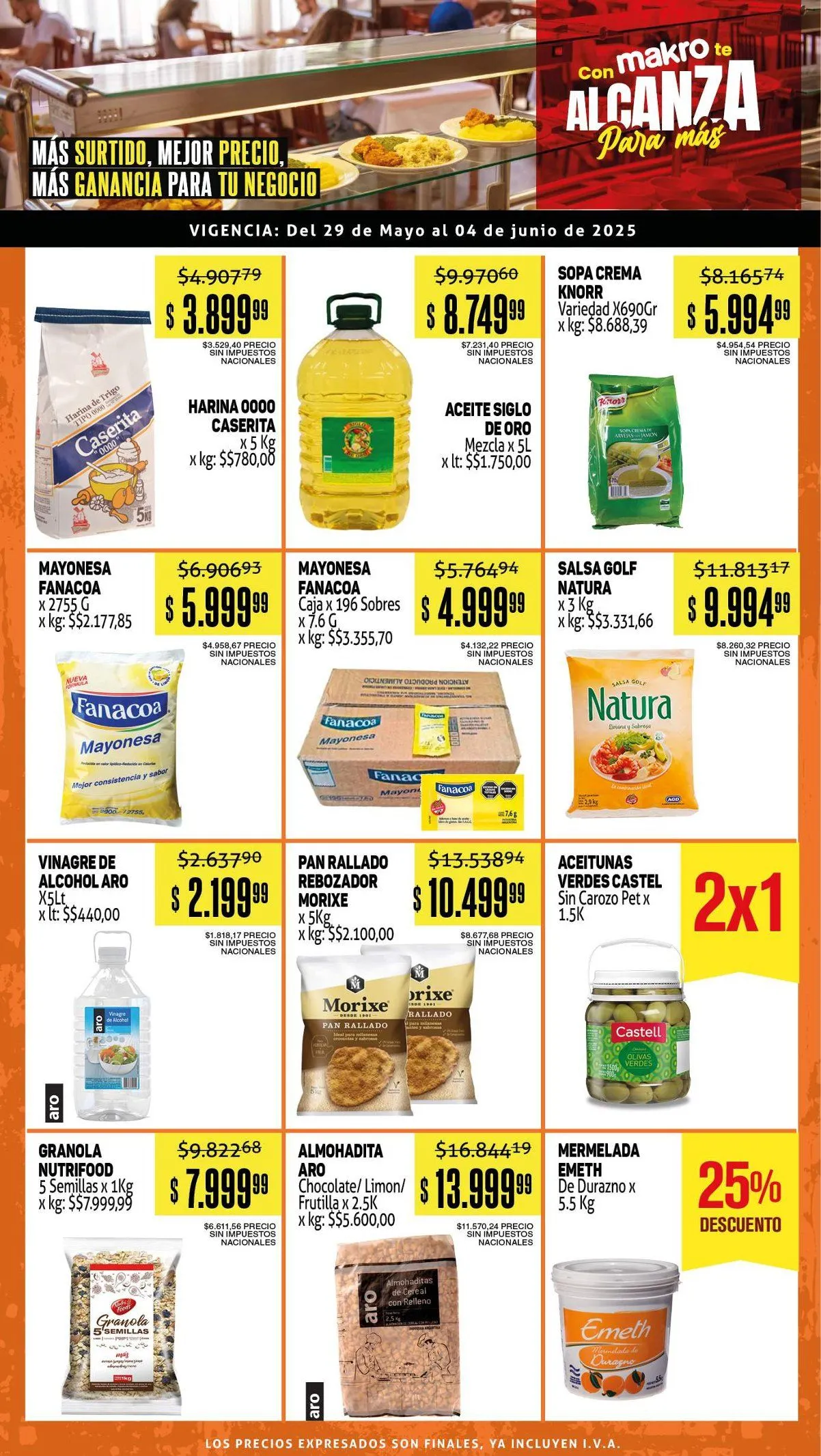 Ofertas de Makro Ofertas 29 de mayo al 4 de junio 2025 - Página 2 del catálogo