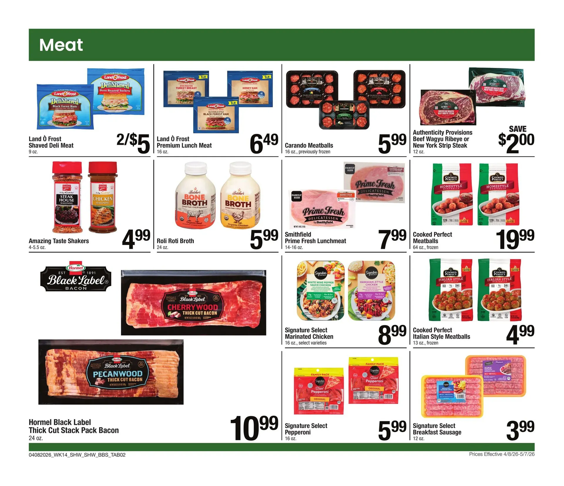 Weekly promotion Shaw's Sales spanning from April 24 to April 30 2026 - Page 2 for Catalogue 365