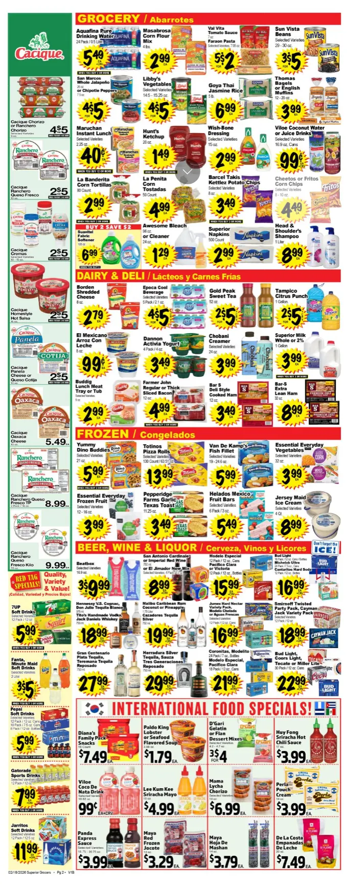Weekly ad Superior Grocers Sales from February 18 to February 24 2026 - Page 2