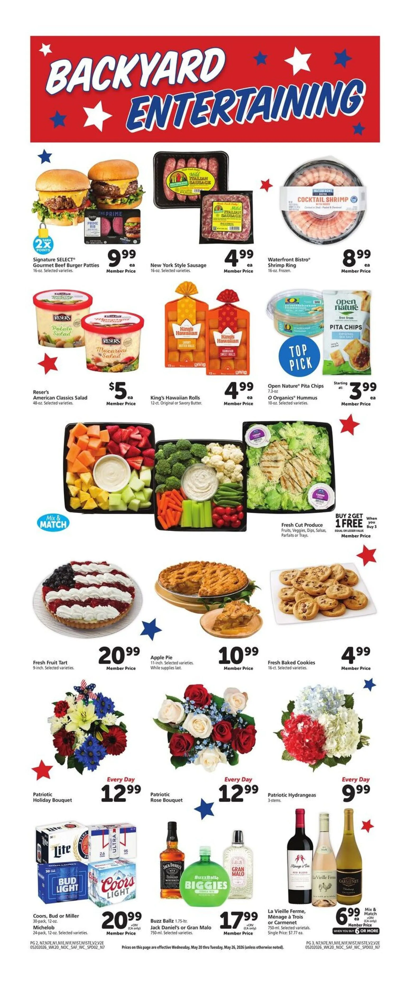 Weekly promotion Safeway Sales spanning from May 20 to May 26 2026 - Page 2 for Catalogue 365