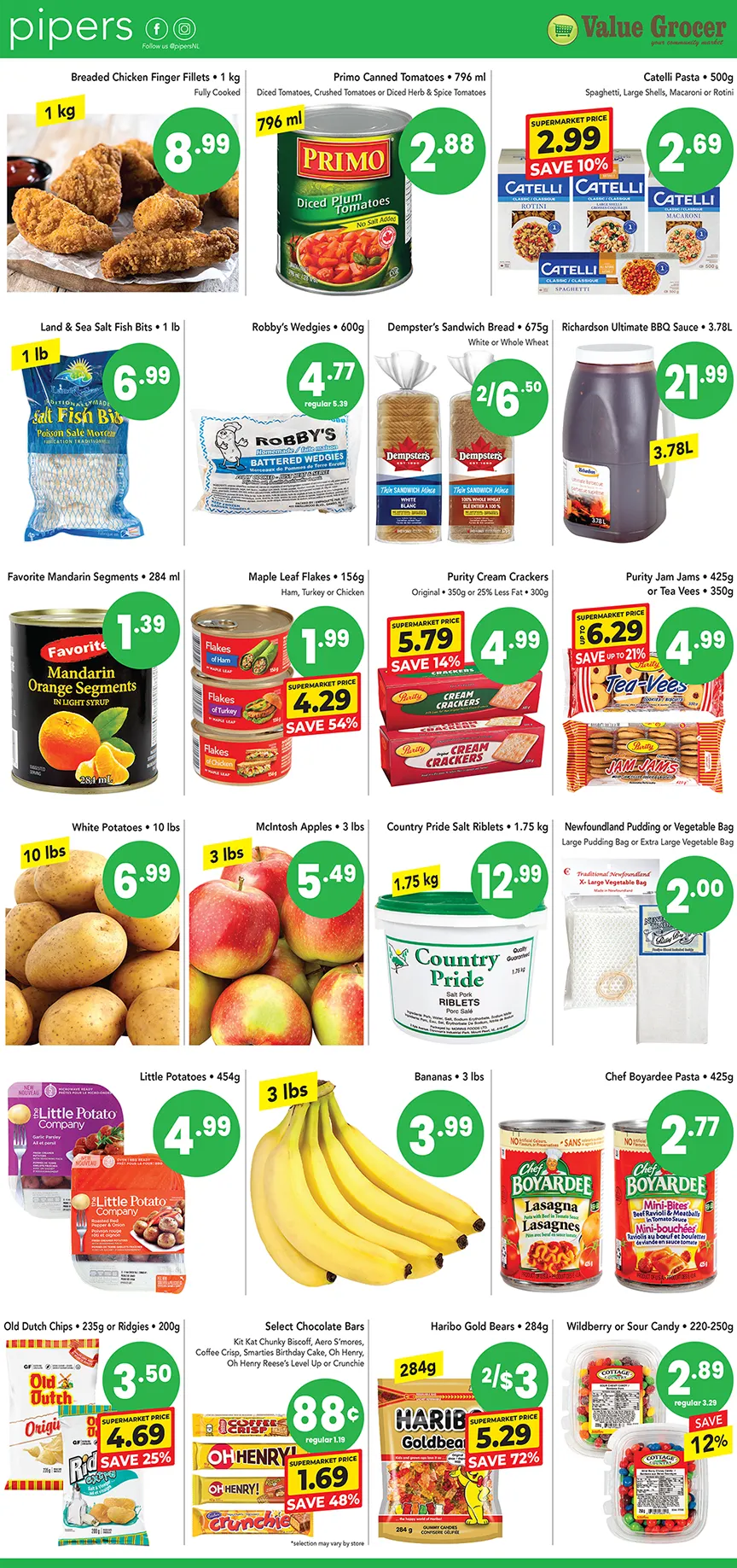 Pipers Sales from September 11 to September 17 2025 - flyer page