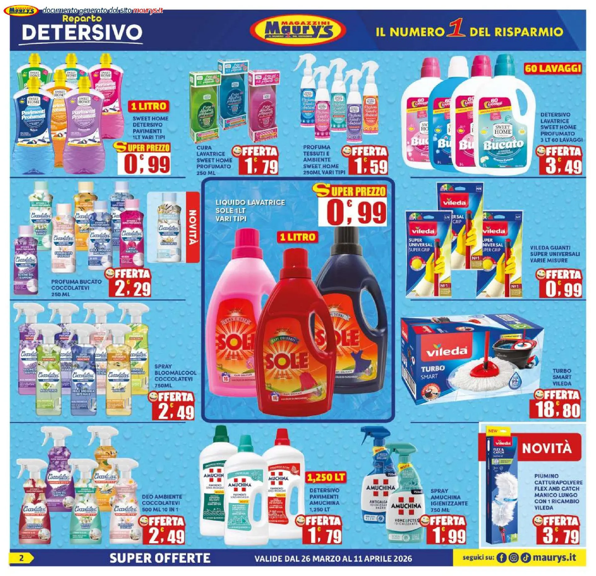 Maury's Volantino da 30 marzo a 6 aprile di 2026 - Pagina del volantino 2