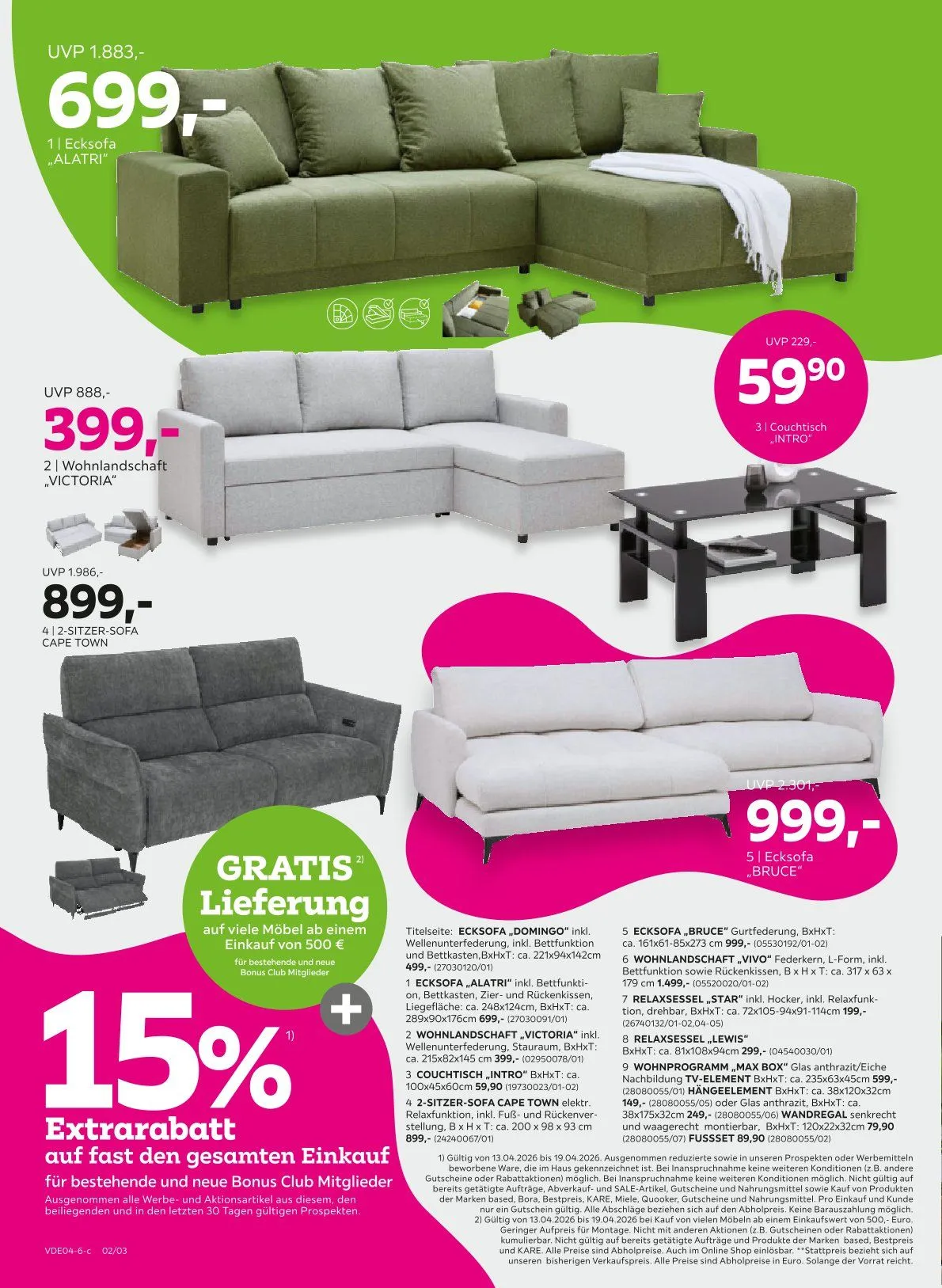 Mömax Angebote von 13. April bis 19. April 2026 - Prospekt seite 2