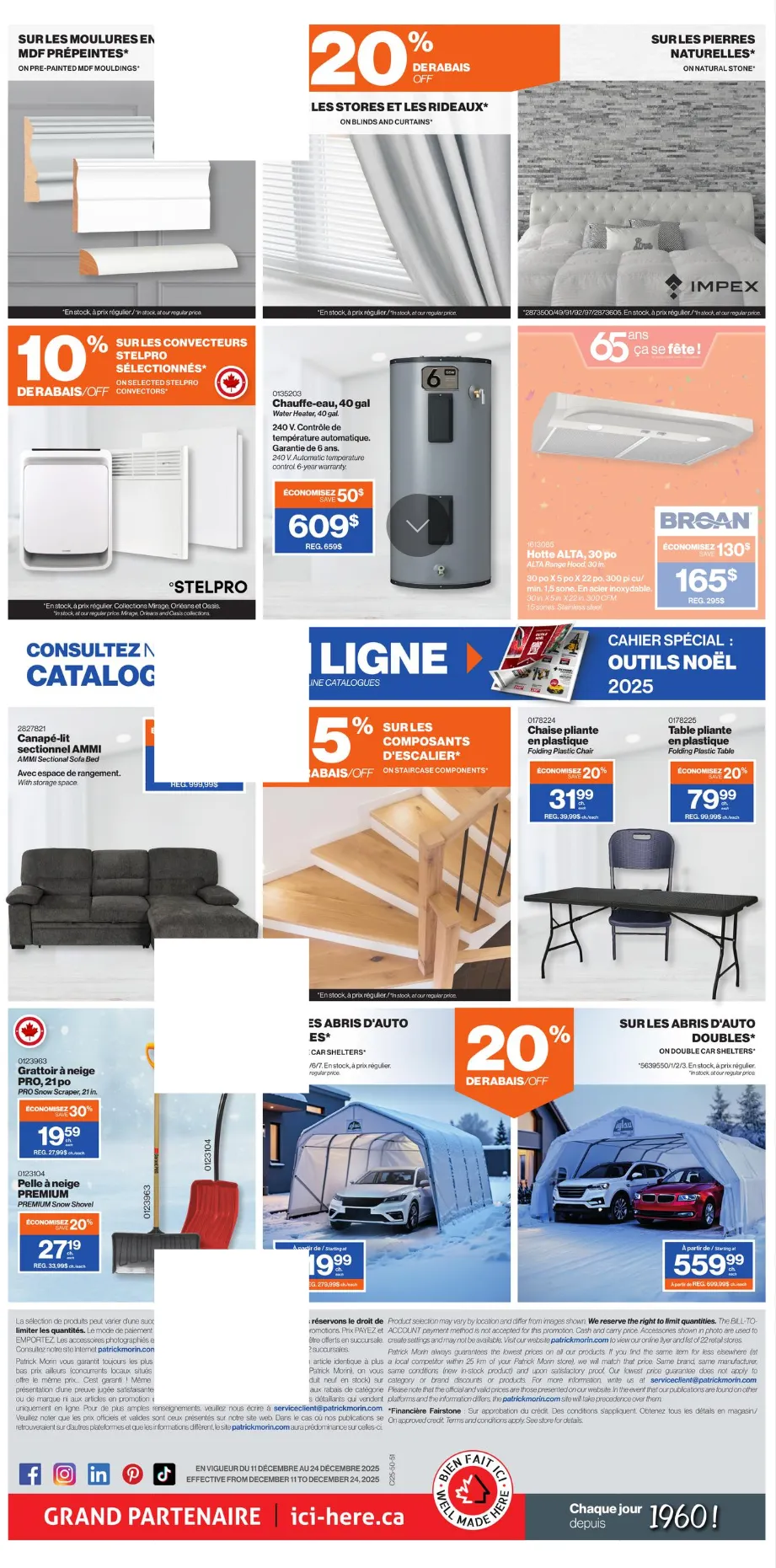 Patrick Morin Sales from December 11 to December 24 2025 - flyer page 2