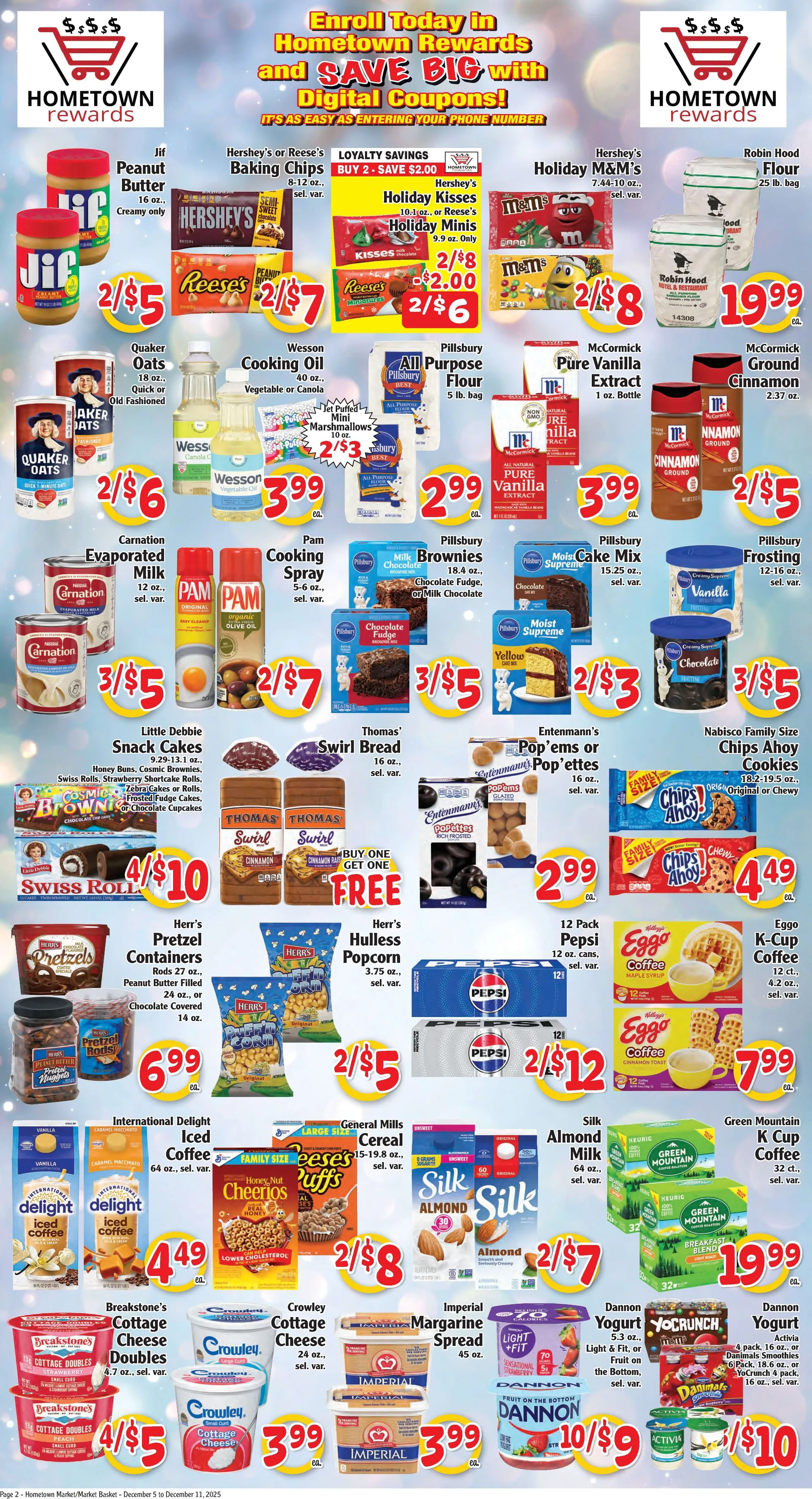Weekly ad Hometown Market Sales from December 5 to December 11 2025 - Page 1