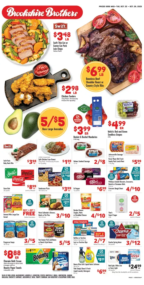 Weekly ad Brookshire Brothers Sales from October 22 to October 28 2025 - Page 2