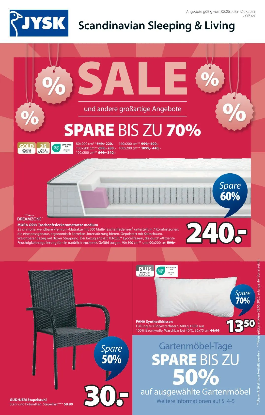 JYSK Prospekt von 30. Juni bis 14. Juli 2025 - Prospekt seite 2