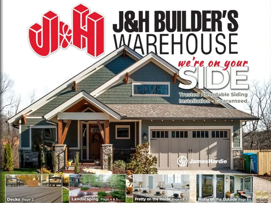 J&H Builder's Warehouse Sales from August 1 to August 20 2025 - flyer page 