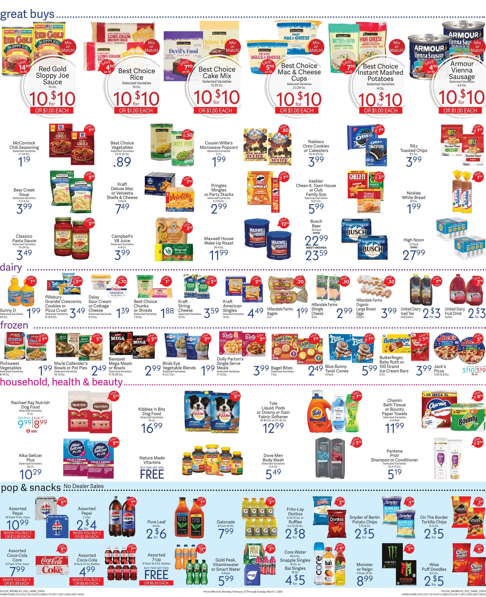 Weekly ad Riesbeck Sales from February 23 to March 1 2026 - Page 2