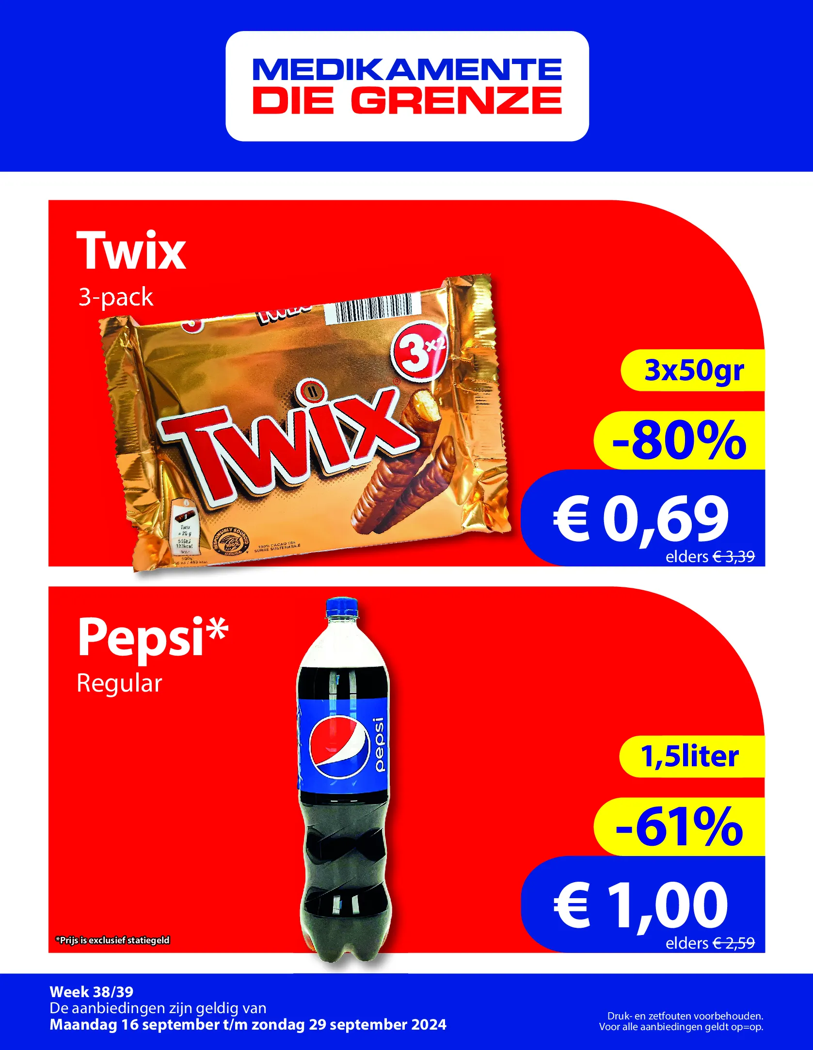 Die Grenze folder van 16 september tot 29 september 2024 - Folder pagina